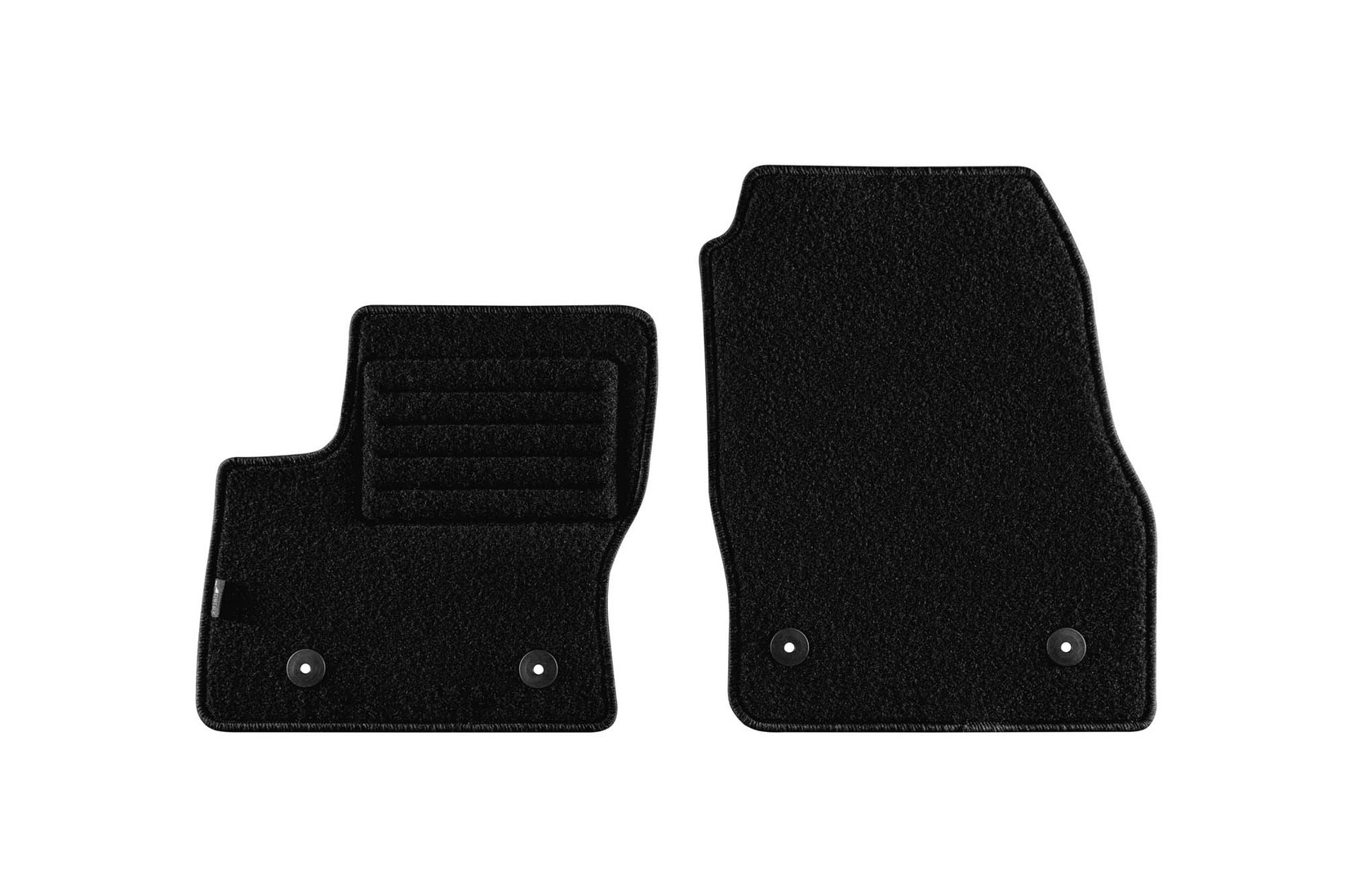 PETEX Платнени патосници за Ford Transit Connect ван после 2016 година 2 дела, црни, REX материјал