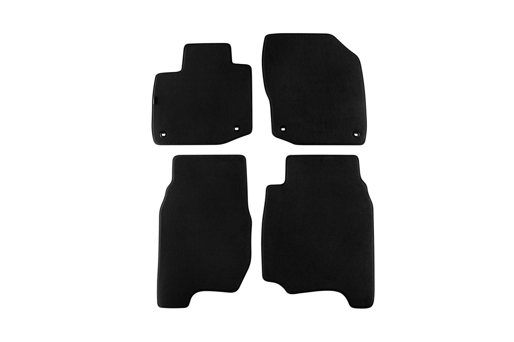 PETEX Платнени патосници за Honda Civic,Civic Tourier 5 врати 2012-2017г. за 1.4 L. и 1.8 L бензин , 2.2 L. дизел, 4 дела, црни, STYLE