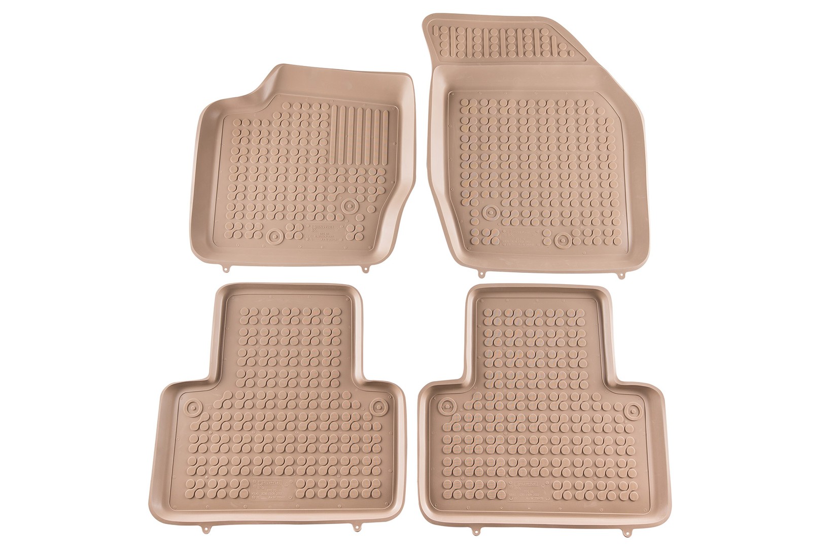 REZAW-PLAST Гумени патосници за Volvo XC90 2002-2014 4 дела кремави