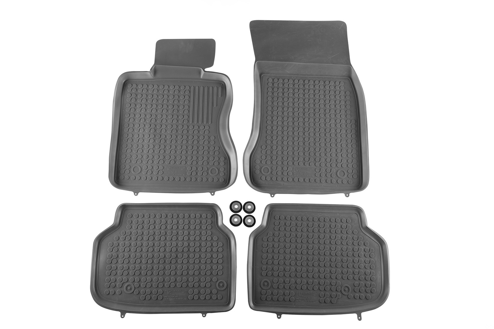 REZAW-PLAST Гумени патосници за BMW серија 7 F01 2008-2015 кратка верзија 4 дела сиви