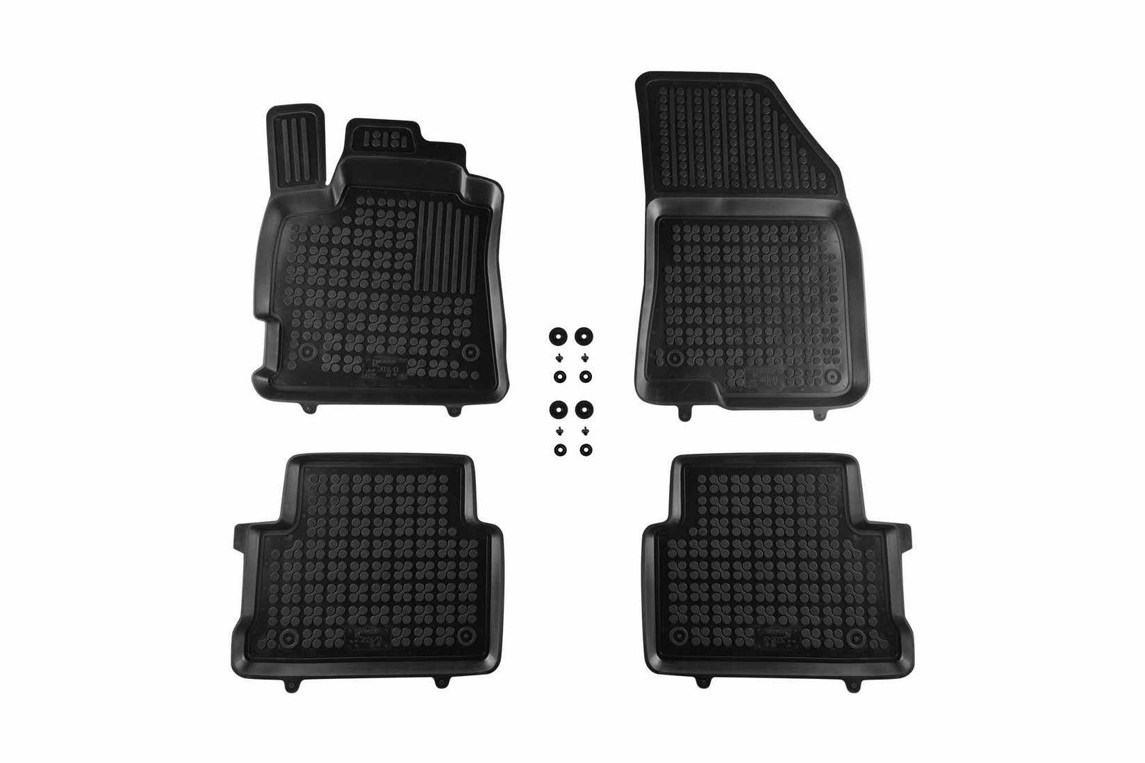 REZAW-PLAST Гумени патосници за Dacia Jogger по 2021 година 5 места 4 дела црни