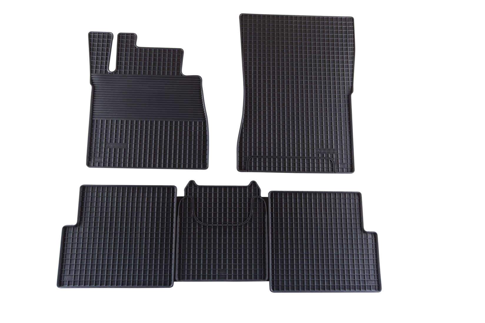 MERCEDES-BENZ Гумени патосници за Mercedes G класа W463 1989-2018 долга верзија 5 дела црни