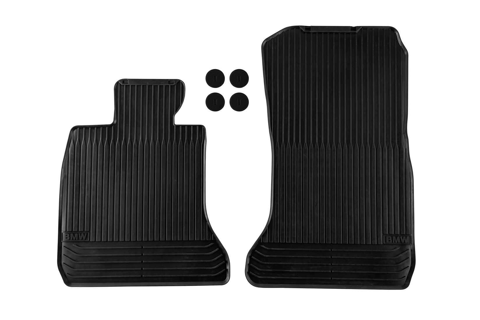 BMW Предни гумени патосници за BMW серија 7 F01 кратка верзија F02 долга верзија 2008-2015 2 дела црни