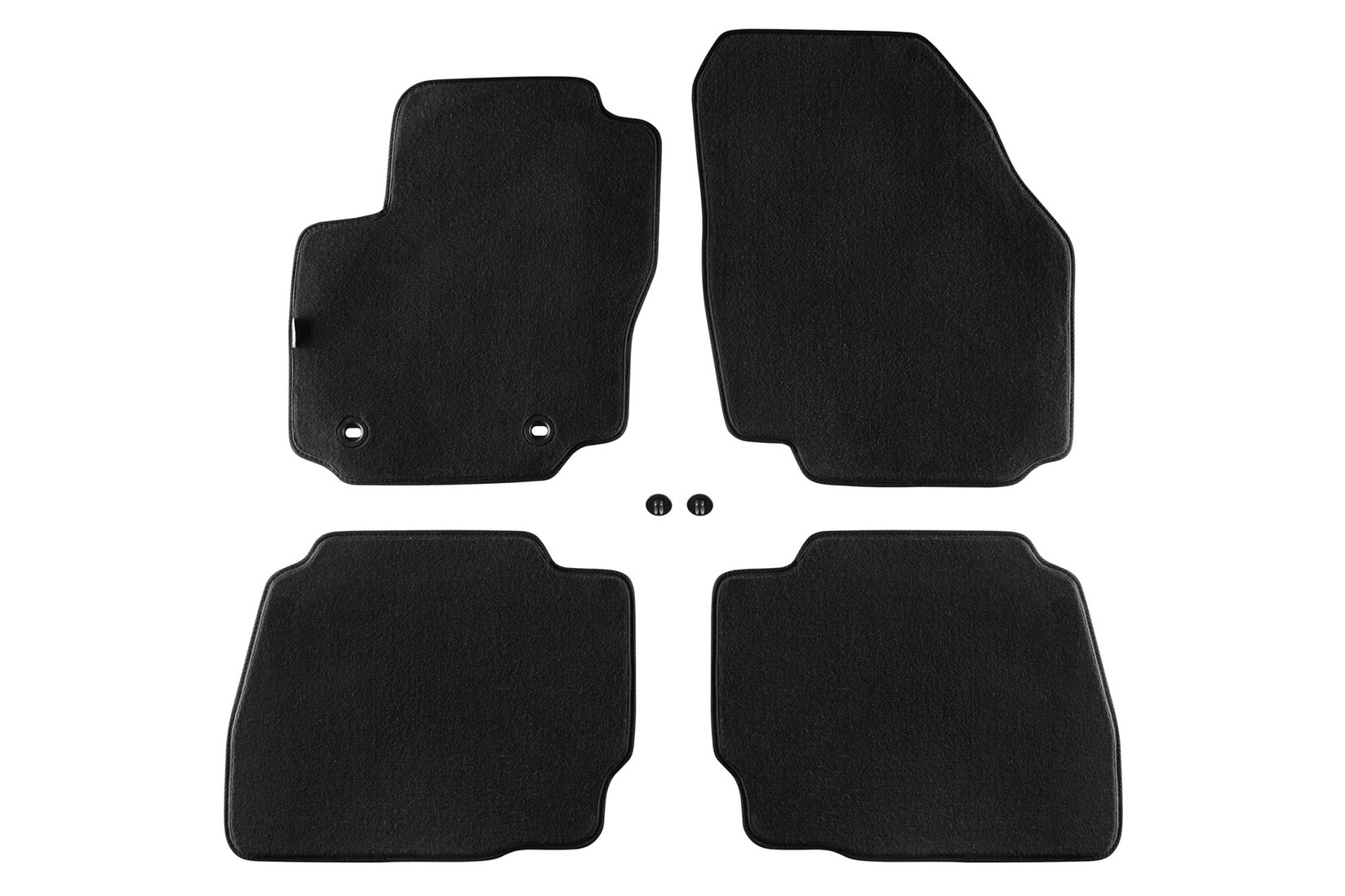 PETEX Платнени патосници за Ford Mondeo 06/2007-08/2012 4 делови црни (B022U) Style материјал