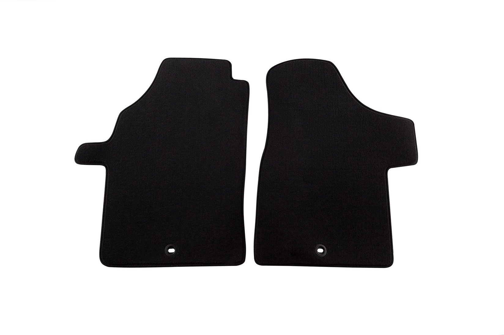 PETEX Платнени патосници за Mercedes V класа Vito 9/2003 =>/Viano 2004 => предни 2-3 МЕСТА/2 делови црни (B022U) Style материјал