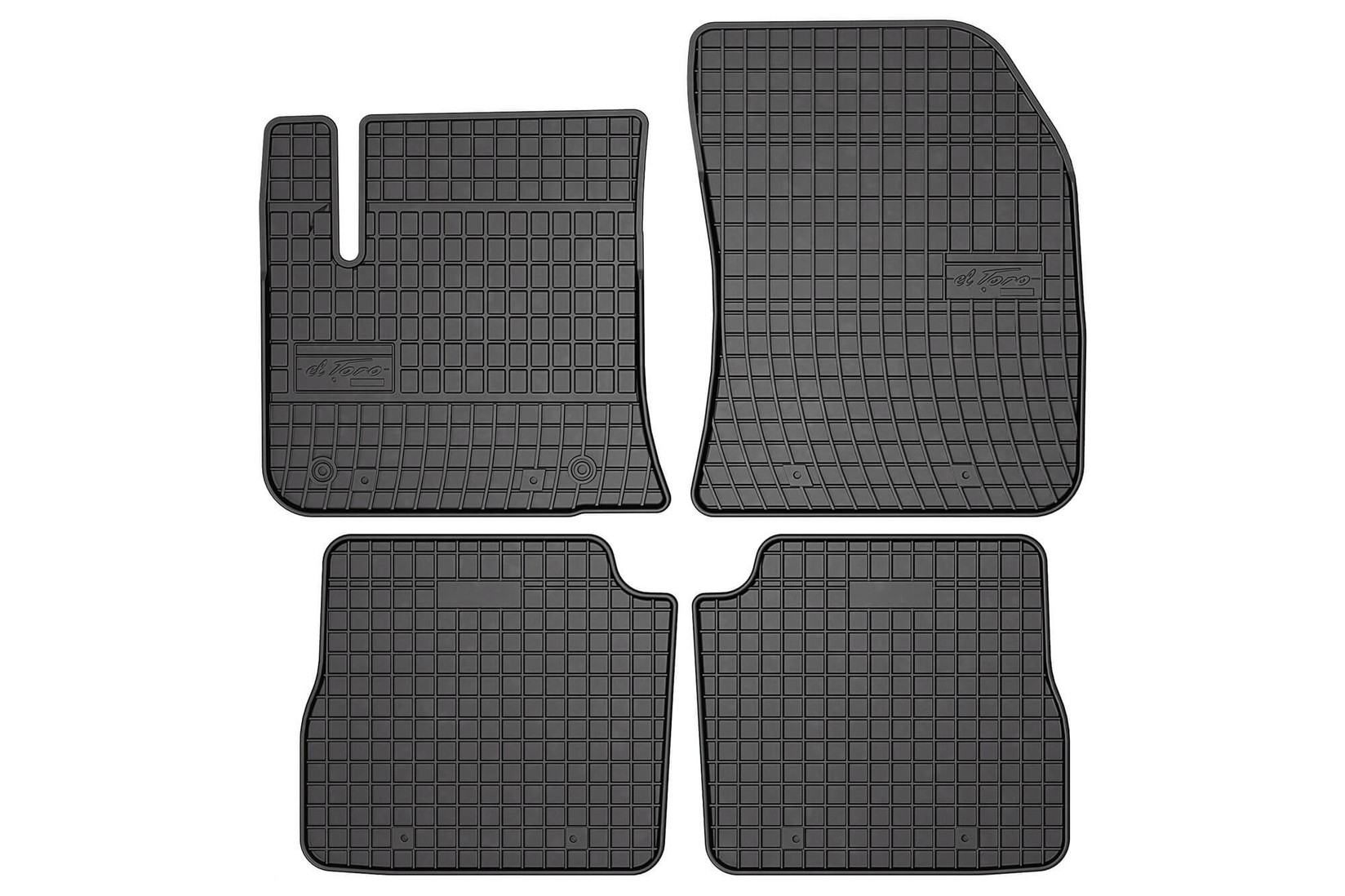 FROGUM Гумени патосници за Citroen E-C4 по 2020 година, 4 дела, црни