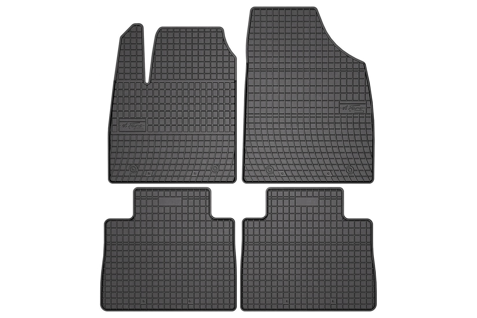 FROGUM Гумени патосници за MG HS по 2018 година, 4 дела, црни