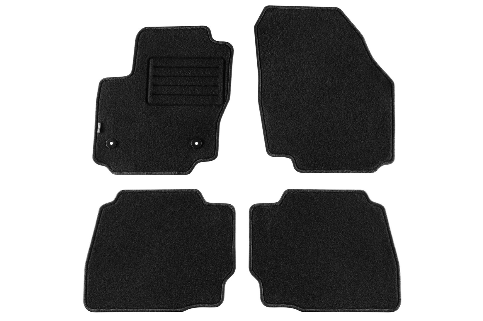 PETEX Платнени патосници за Ford Mondeo 09/2012-11/2014 4 делови црни (B012) Rex материјал