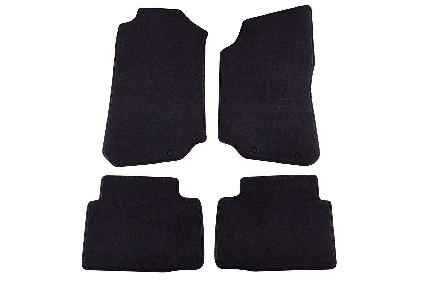 PETEX Платнени патосници за Saab 9-5 1998-09/2007 4 делови црни (B153) Style материјал