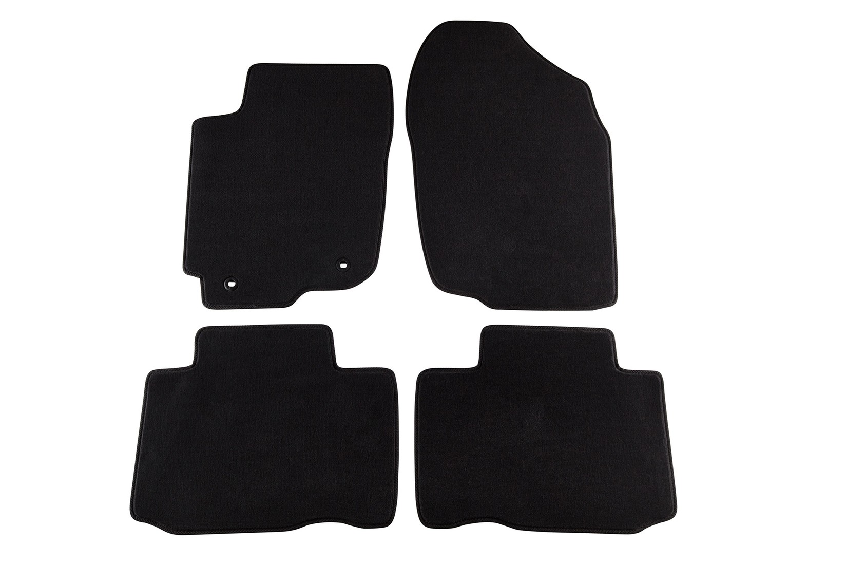 PETEX Платнени патосници за Toyota Rav 4 2013 => 4 делови црни (B252) Style материјал