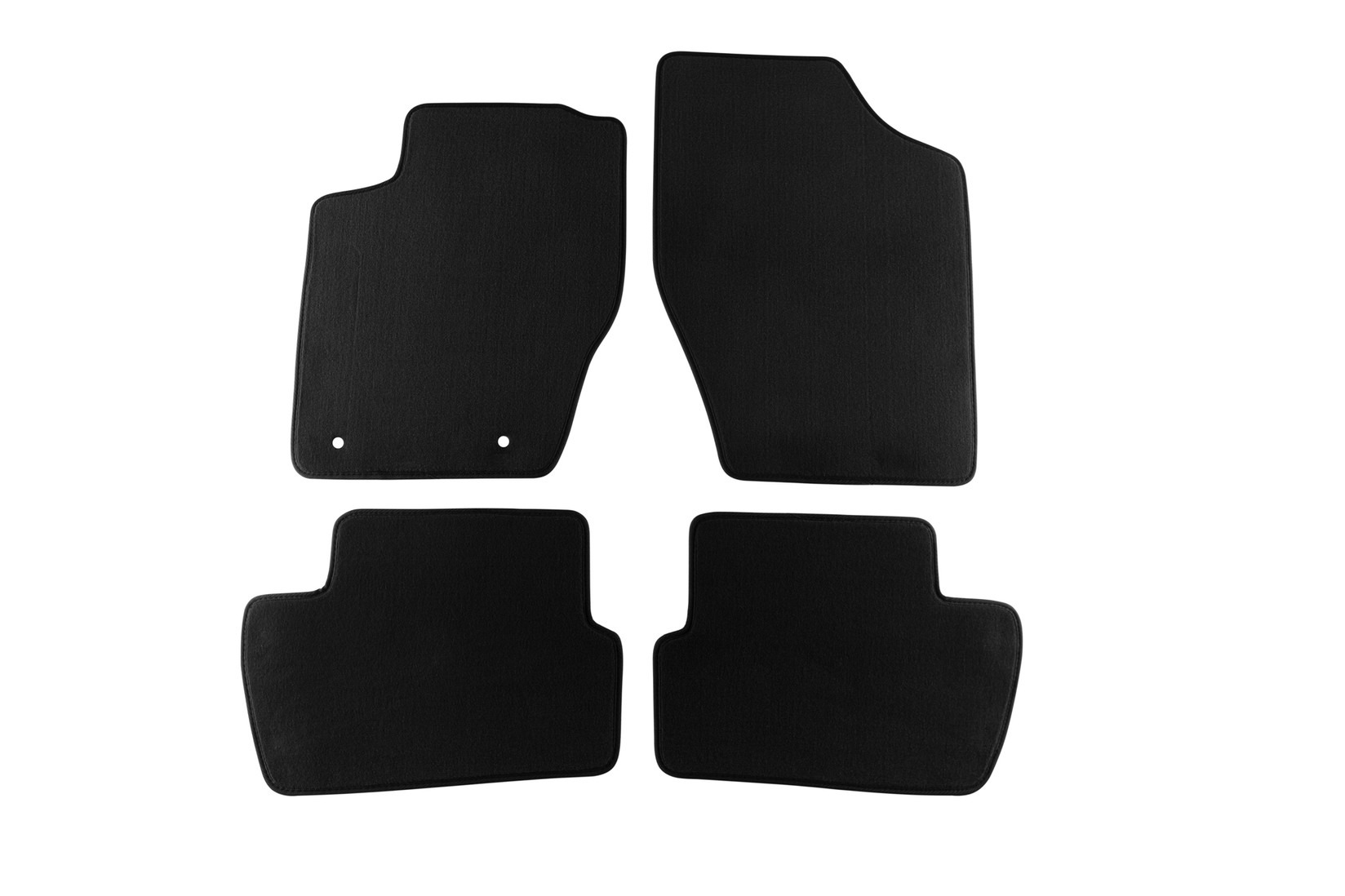 PETEX Платнени патосници за Citroen C4 11/2004-10/2010 4 делови црни (B232) Style материјал