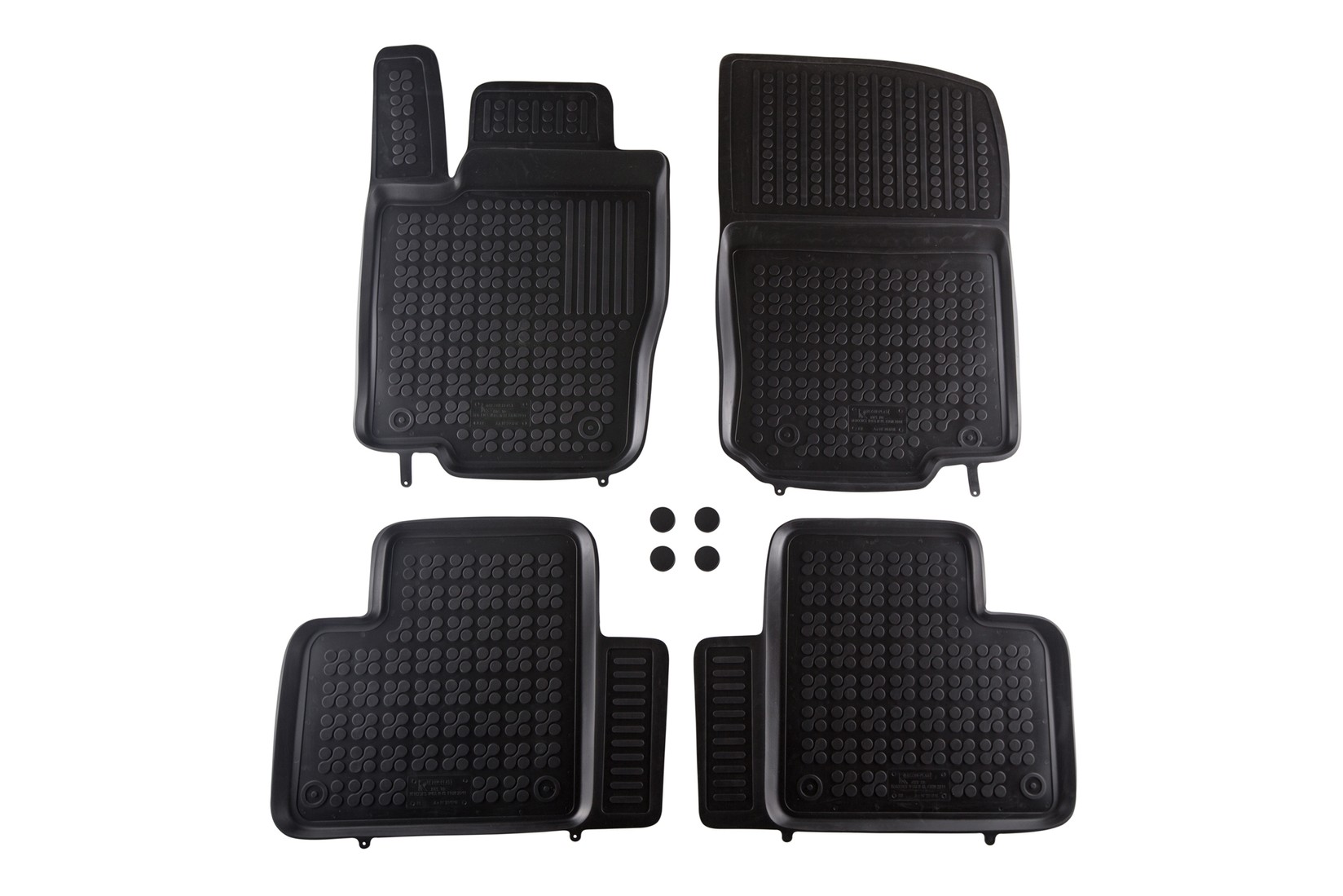 REZAW-PLAST Гумени патосници за Mercedes ML W166 2011-2015 GL X166 2012-2015 GLE W166 GLE купе C295 2015-2019 4 дела црни