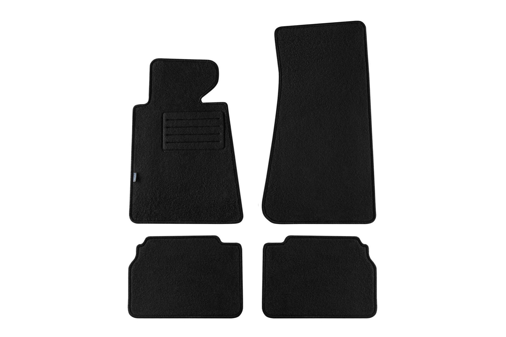 PETEX Платнени патосници за BMW серија 5 E34 1988-1995 4 делови црни (B208) Rex материјал