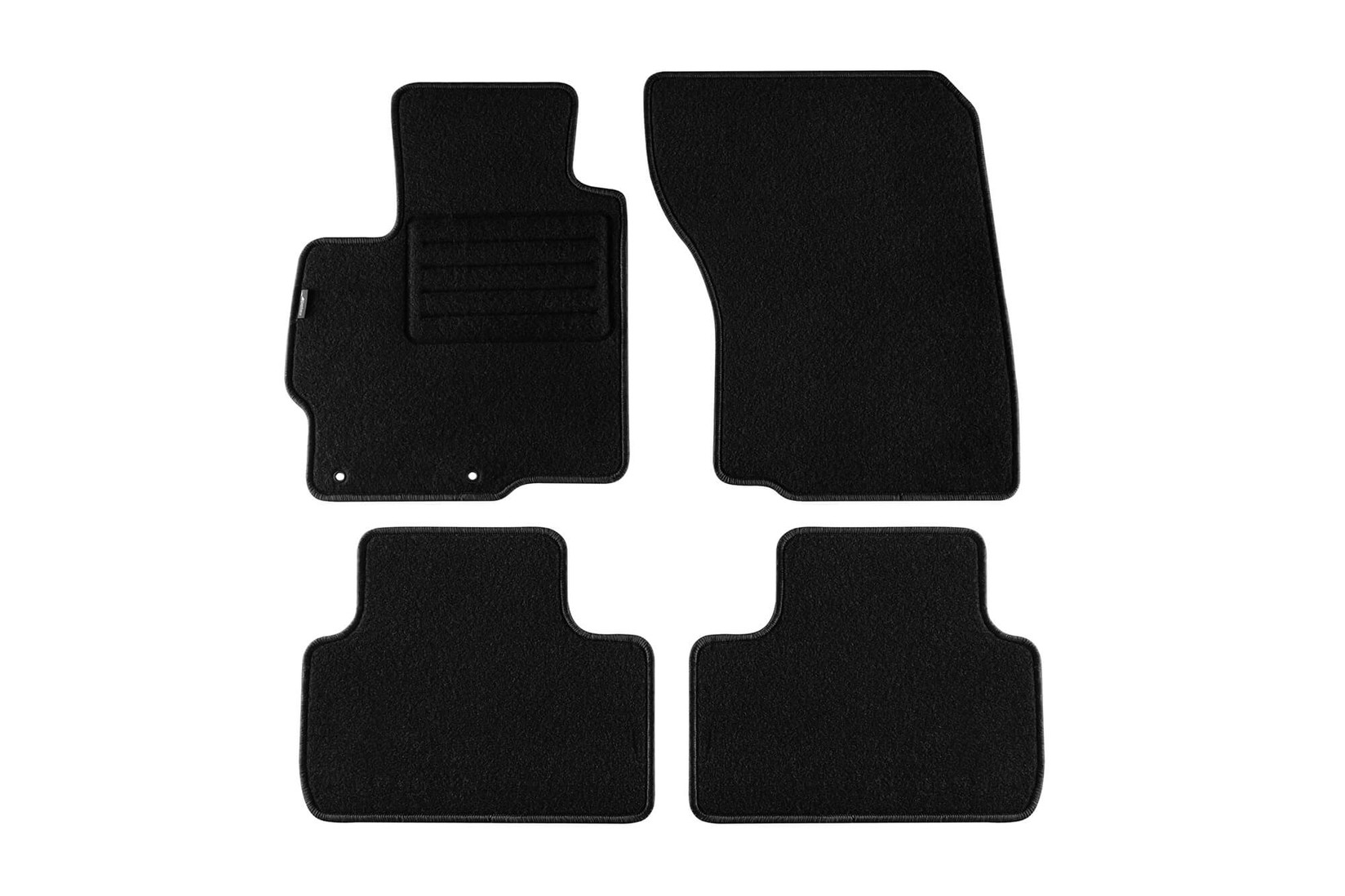 PETEX Платнени патосници за Citroen Aircross од 2012-2018 година 4 дела, црни, REX материјал