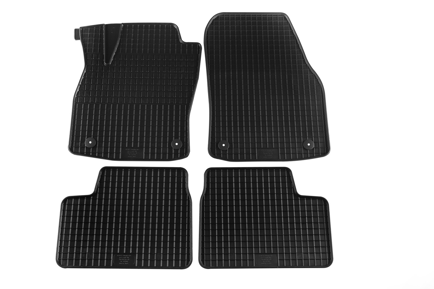 PETEX Гумени патосници за Opel Astra H 2004-2009 4 дела црни B034