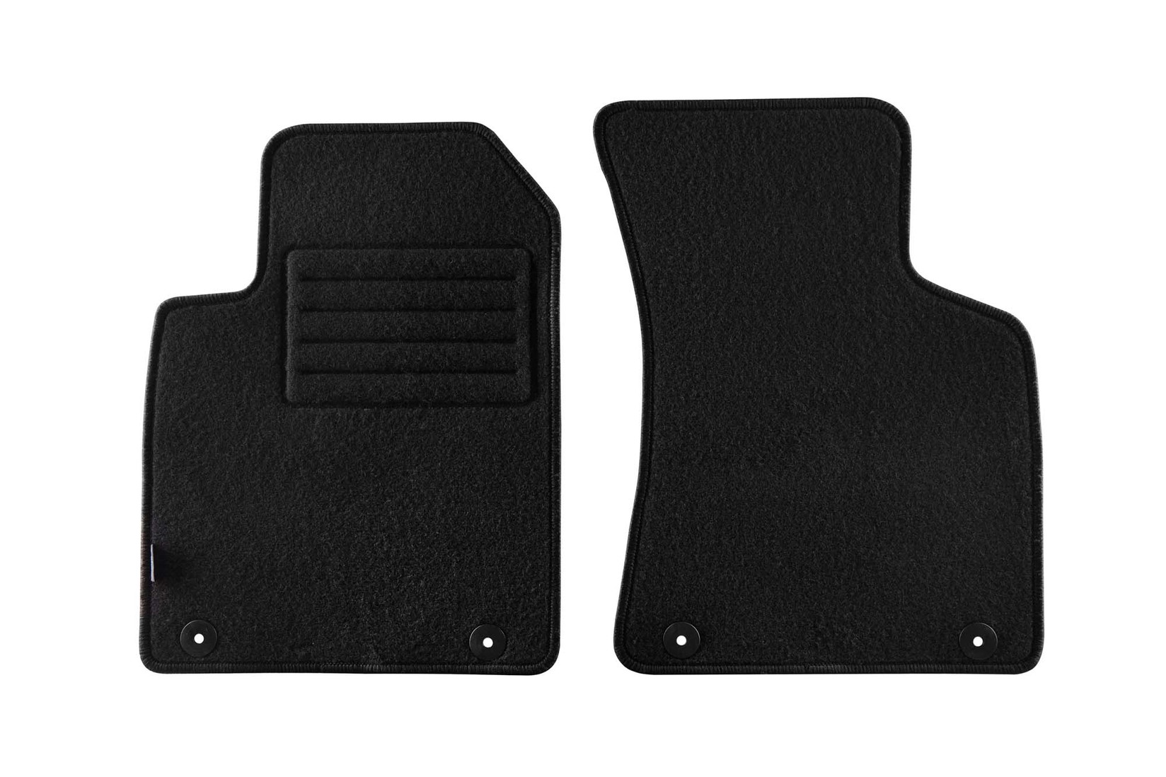 PETEX Платнени патосници за Audi TT Coupe 1998-2006/TT Roadster 1999-08/2006 2 делови црни (B01E4) Rex материјал