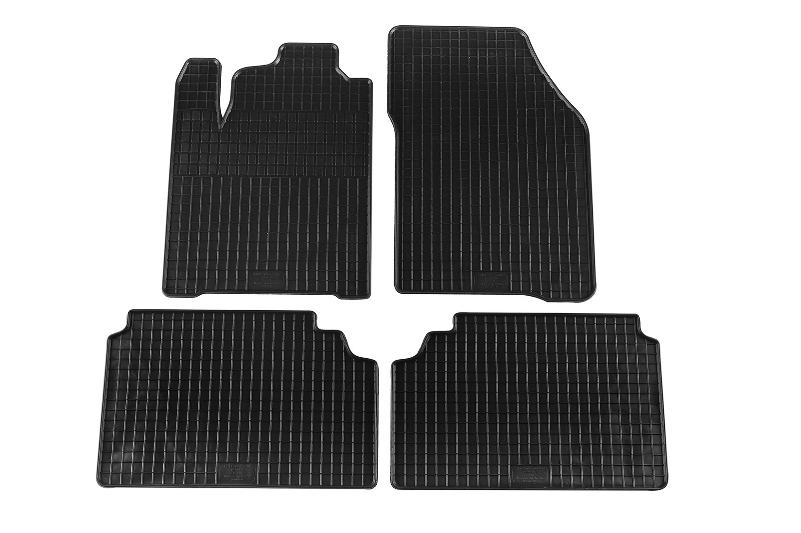 PETEX Гумени патосници за Renault Megane Scenic 1996-2003 4 дела црни