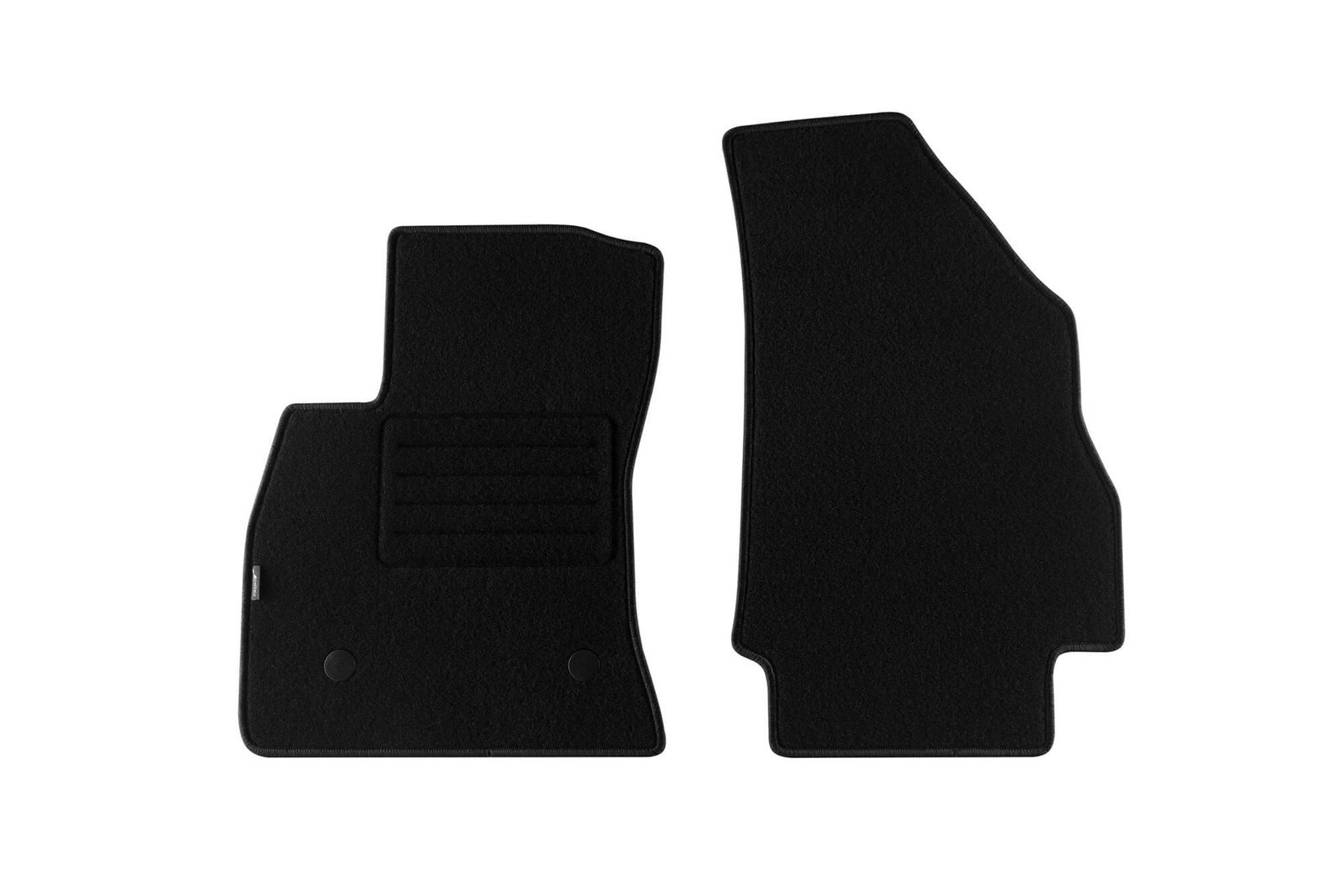 PETEX Платнени патосници за FIAT Doblo Cargo 2 места после 2010 година 2 дела, црни, REX материјал