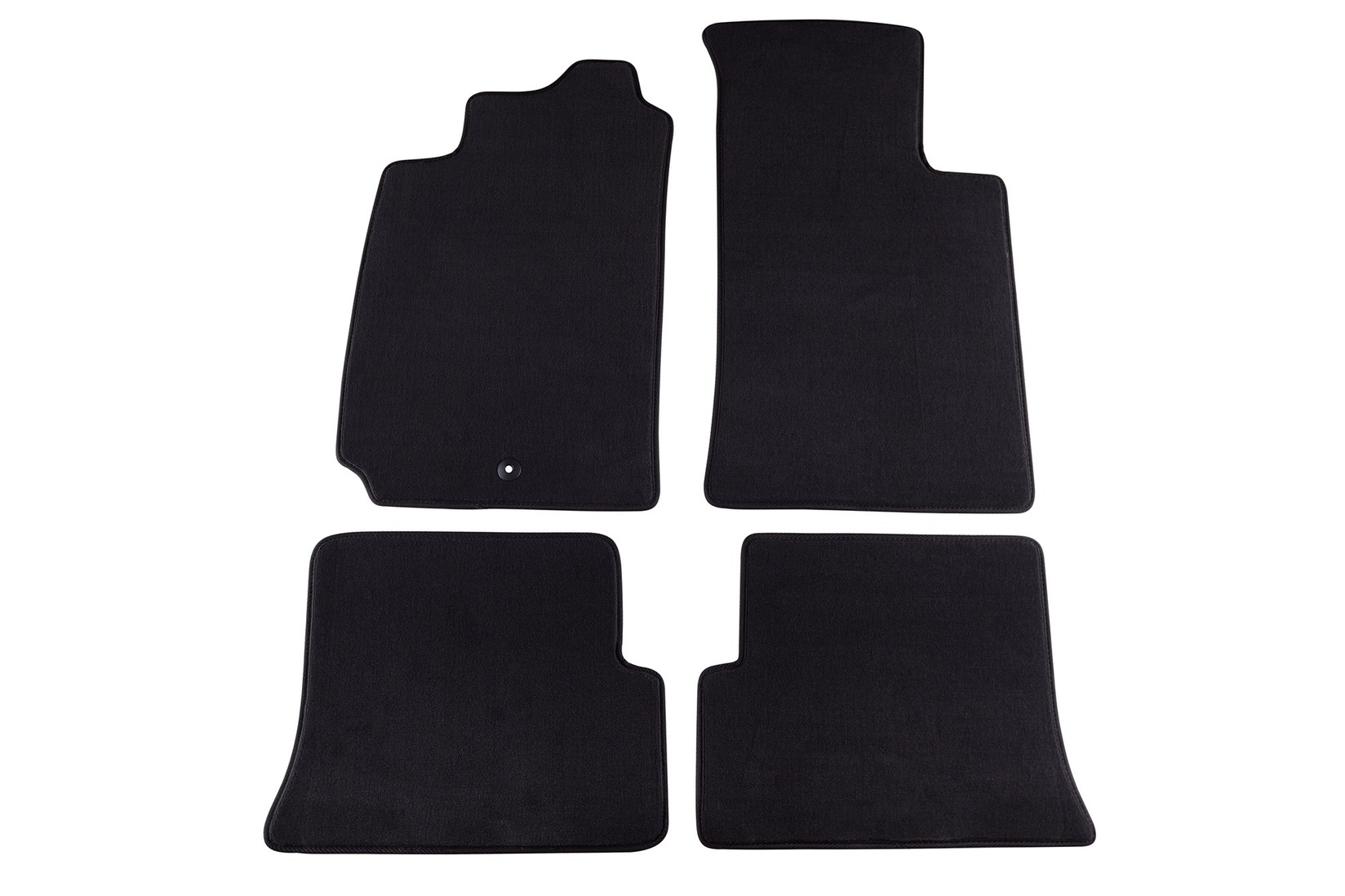 PETEX Платнени патосници за Renault Megane Coach 3 врати 1996-10/2002/кабриолет 1996-10/2002 4 делови црни (B001) Style материјал