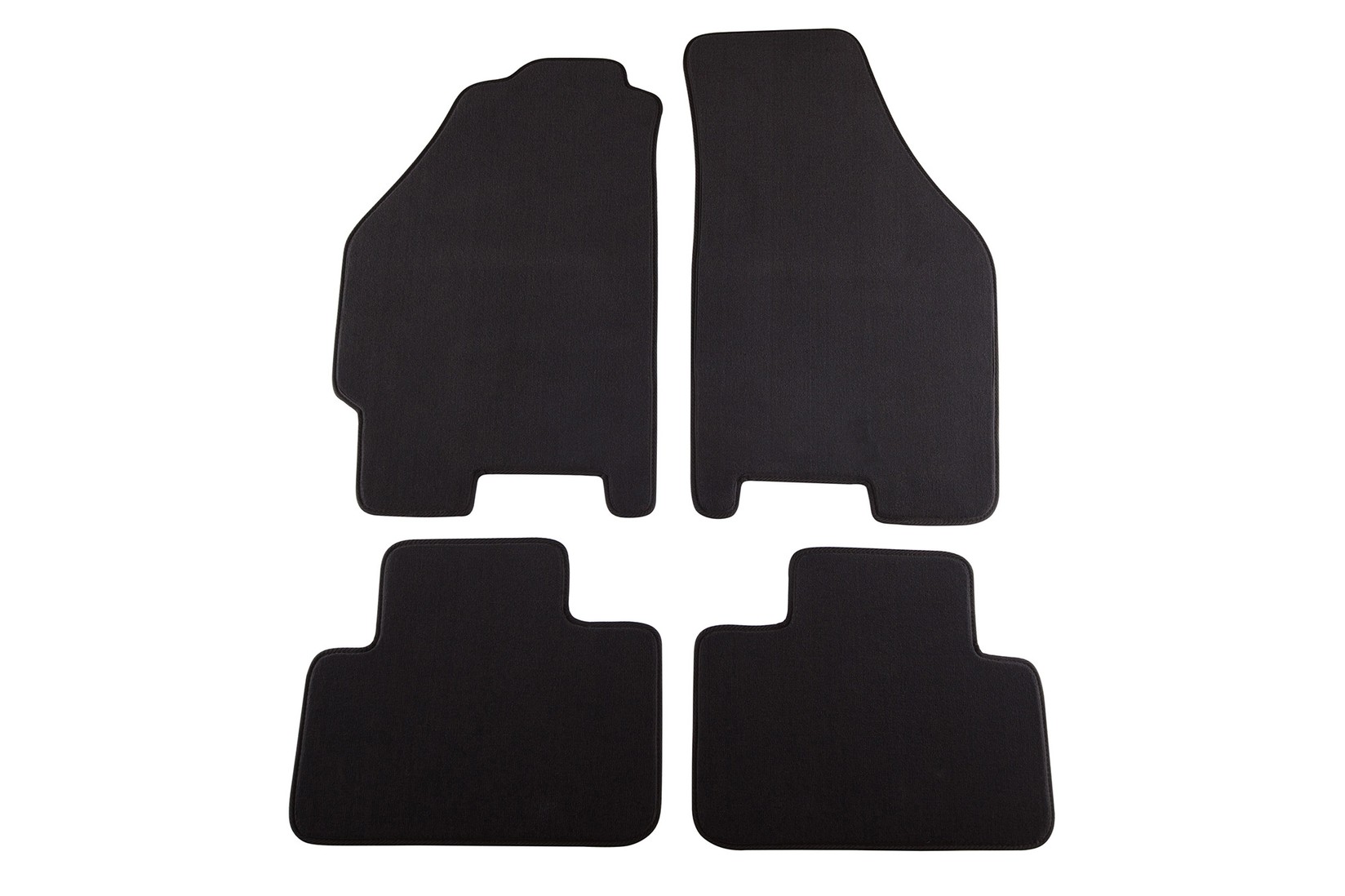 PETEX Платнени патосници за FIAT Punto 08/1999-2007 4 делови црни (KL01) Style материјал