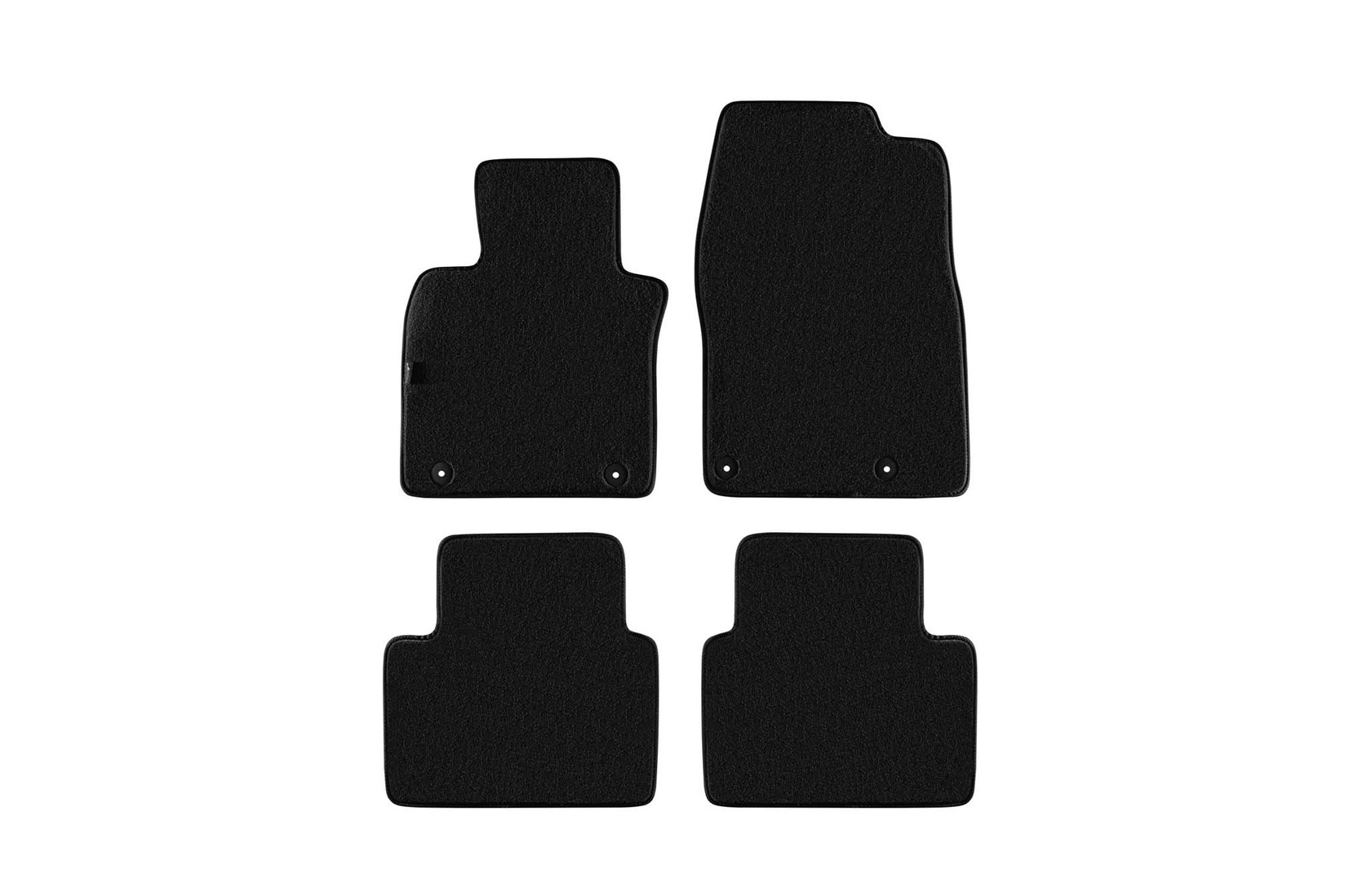 PETEX Платнени патосници за Mazda 3 после 2019 година / Mazda CX-30 после 2019 година, 4 дела, црни, STYLE материјал