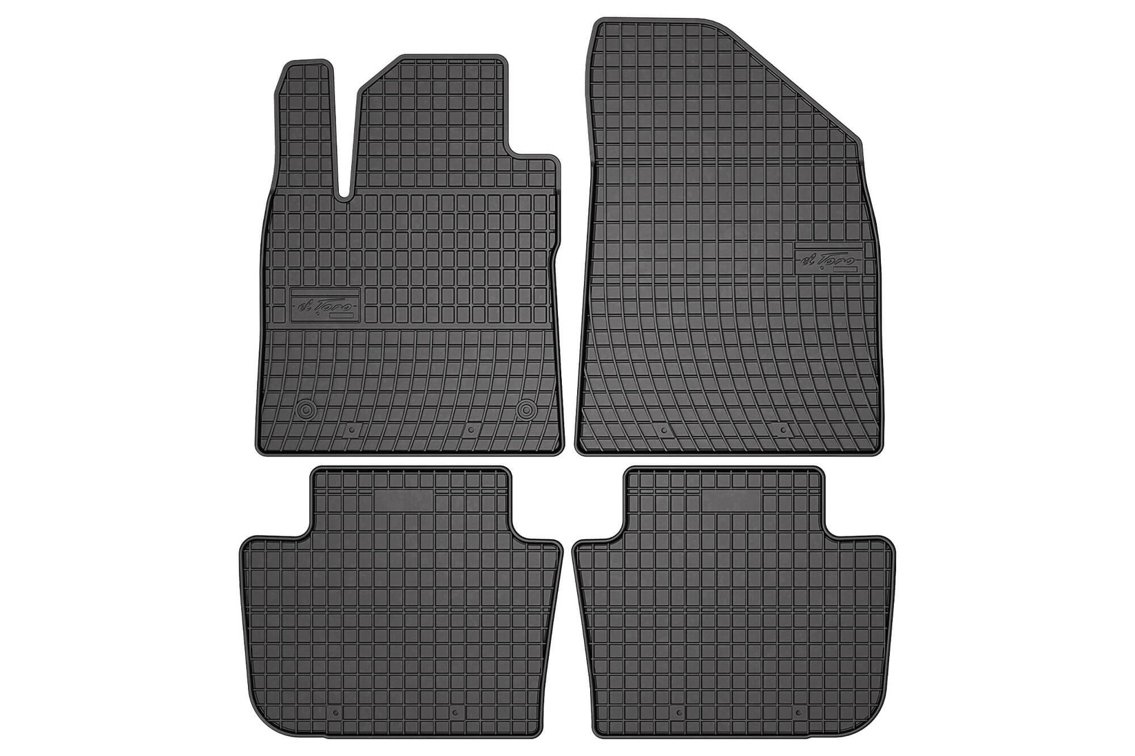 FROGUM Гумени патосници за MG 4 Electric по 2022 година, 4 дела, црни