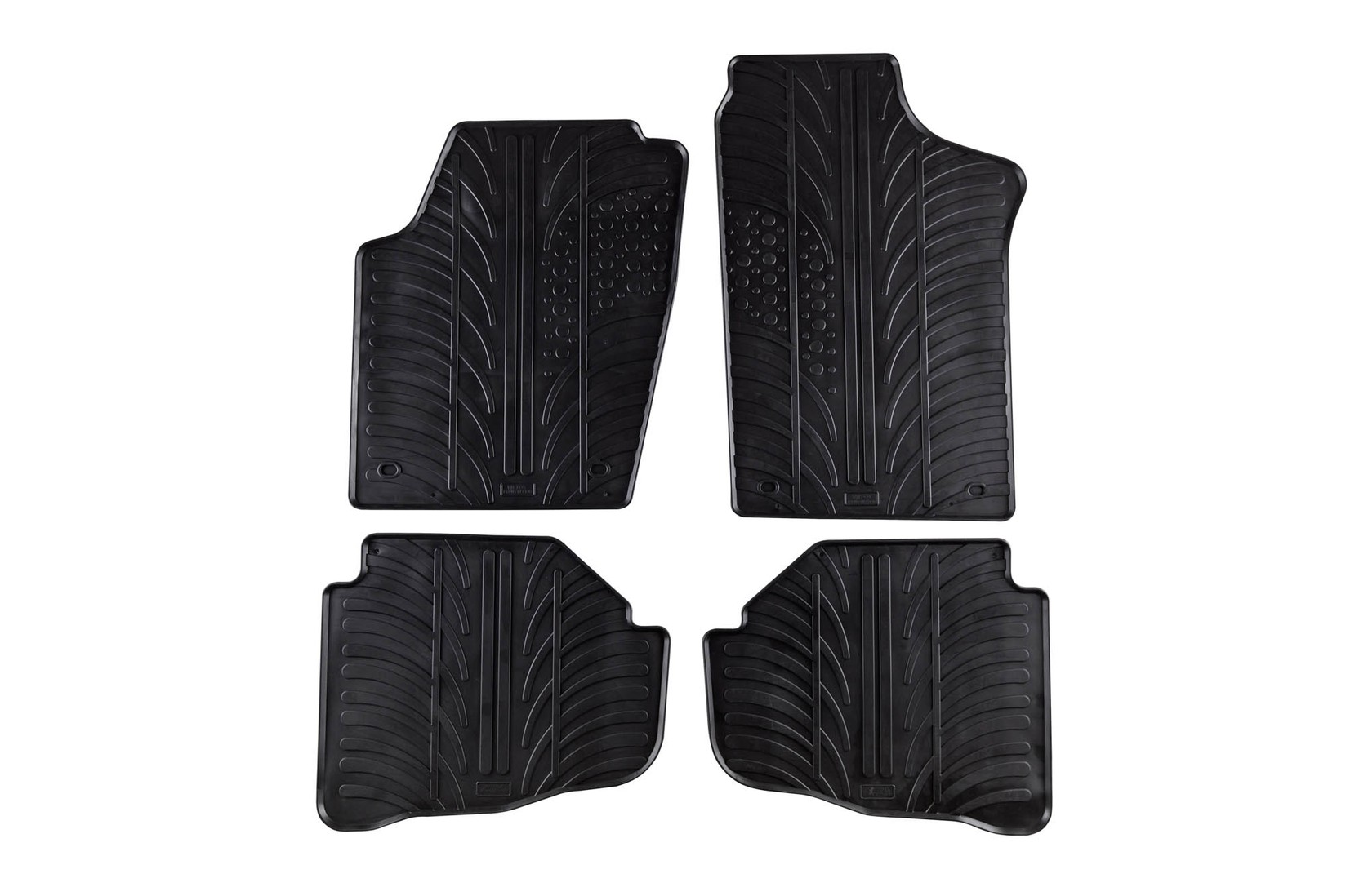 GLEDRING Гумени патосници за VW Fox по 2005 година 4 дела црни