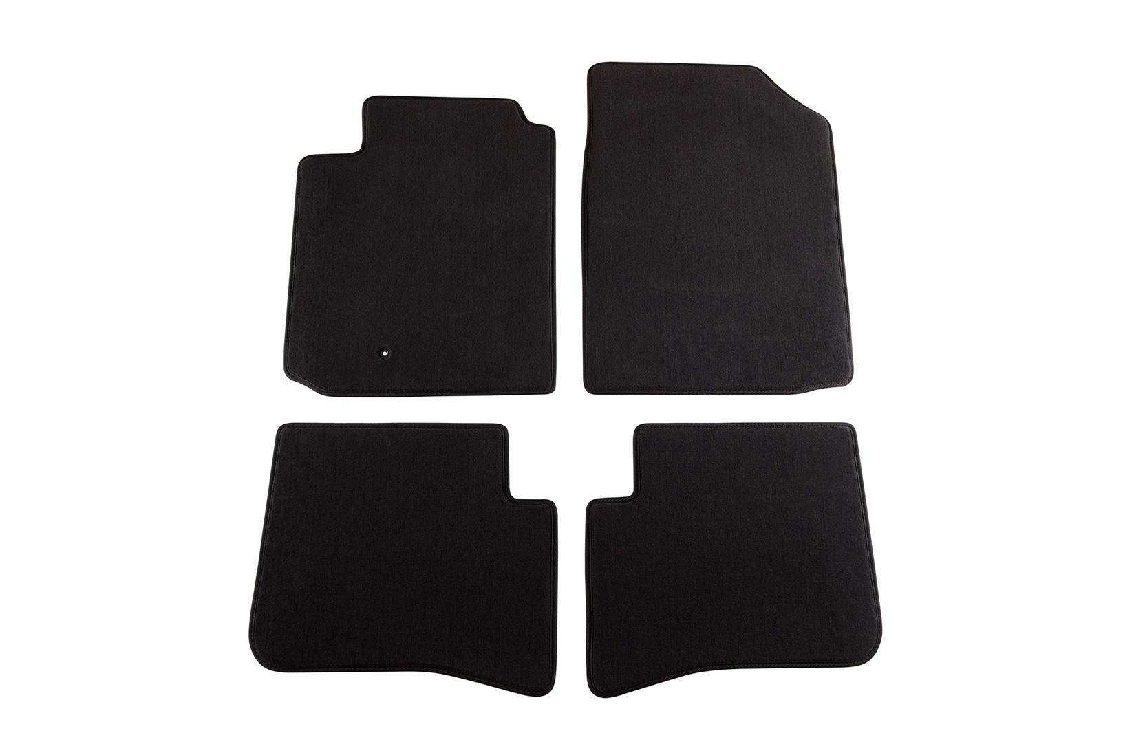 PETEX Платнени патосници за Toyota Yaris 5 врати 04/1999-11/2005 4 делови црни (B161) Style материјал