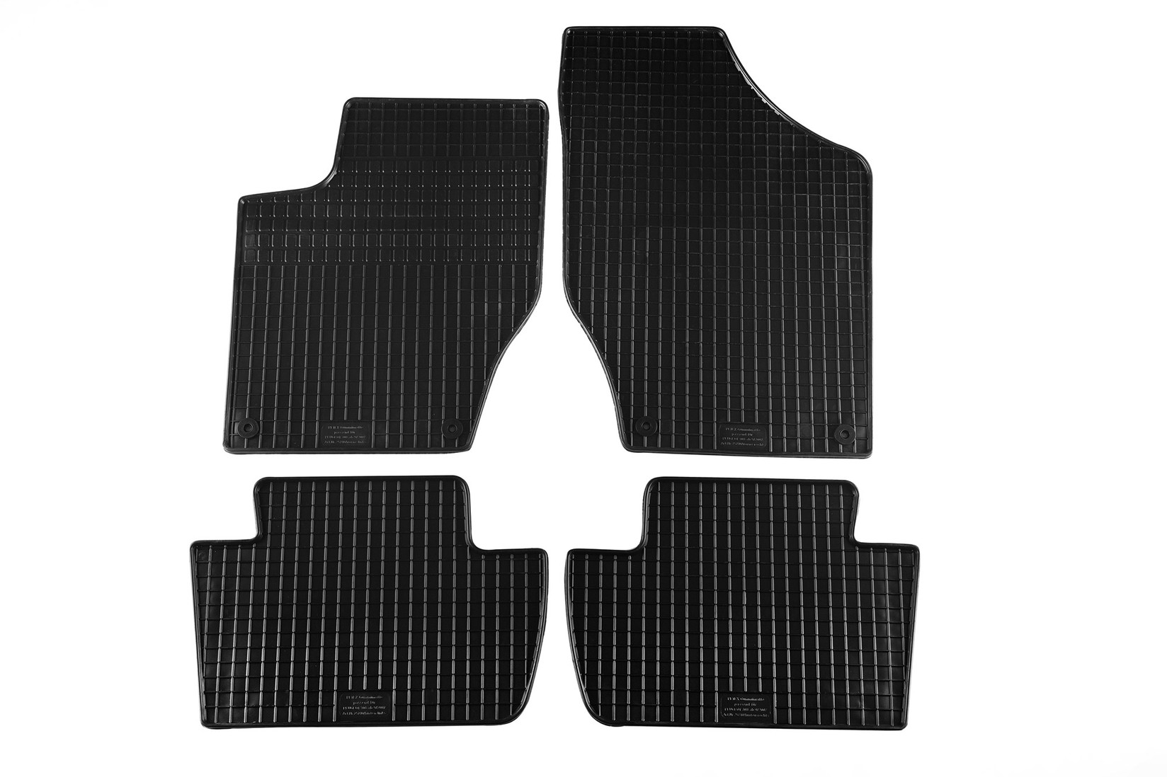 PETEX Гумени патосници за Peugeot 308 2007-2013 4 дела црни B044