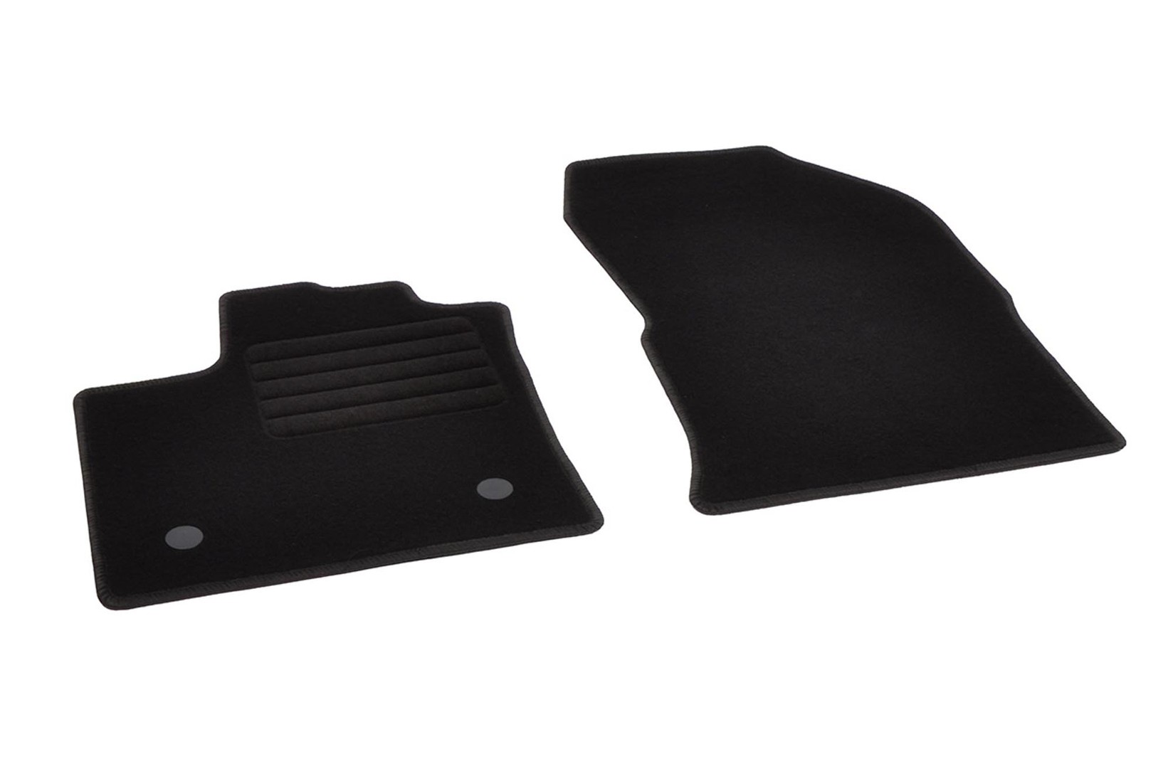 RIGUM Платнени патосници за Renault Express Van по 2021 година со 2 места, 2 дела, црни