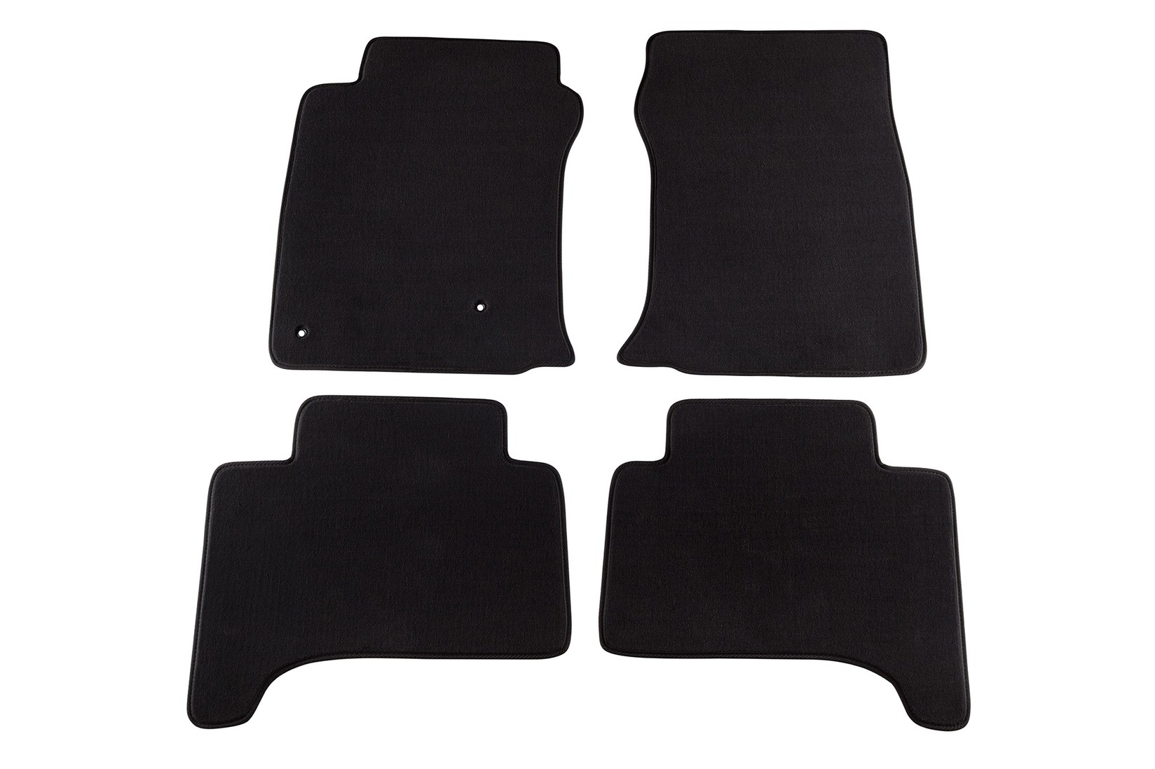 PETEX Платнени патосници за Toyota Landcruiser 5 врати 01/2003-07/2009 година 4 делови црни (B162) Style материјал