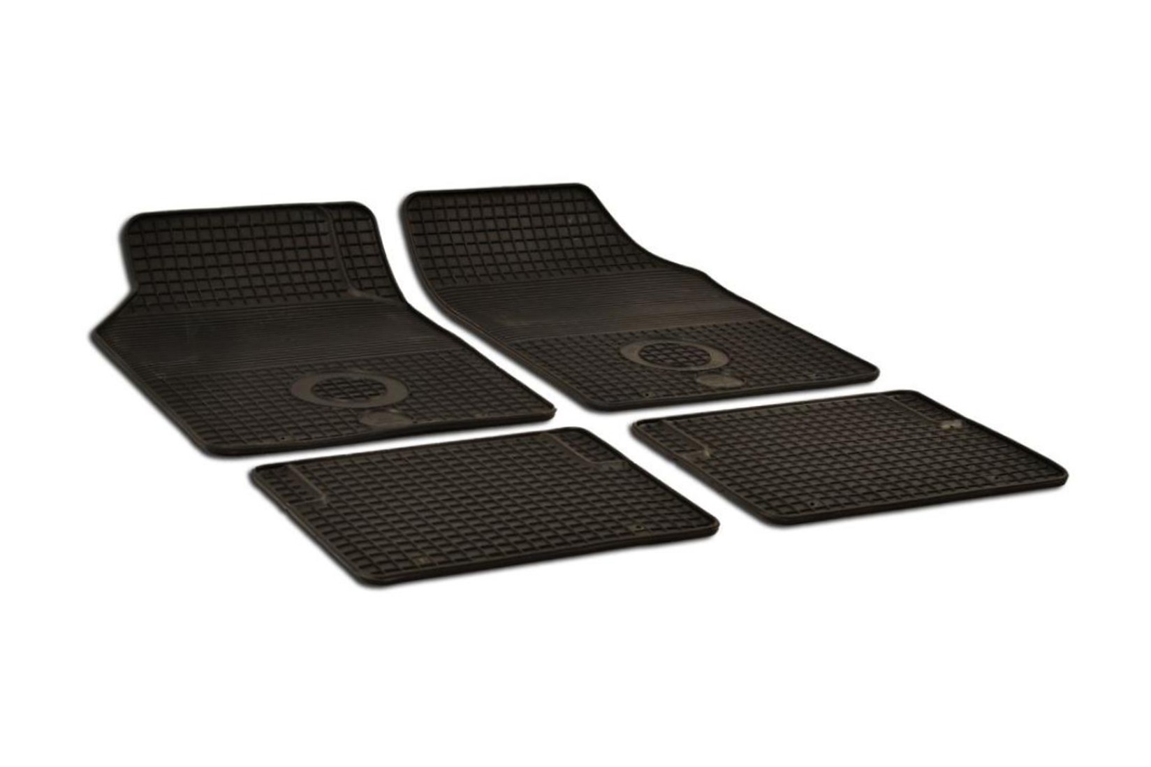 GUMARNY ZUBRI Универзални гумени патосници серија UNI 1 од 4 дела црни