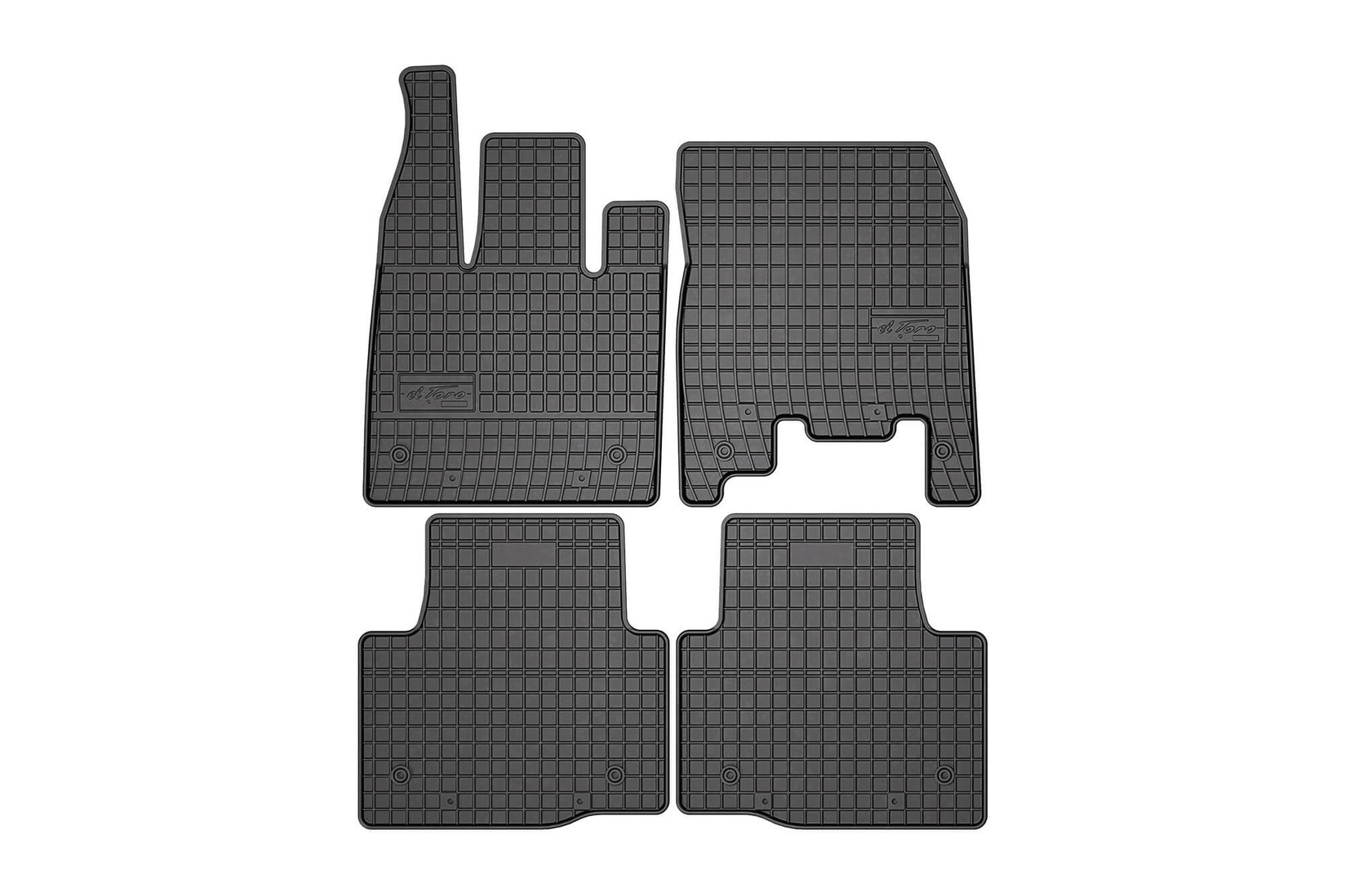 FROGUM Гумени патосници за Jaguar I-pace по 2018 година, 4 дела, црни