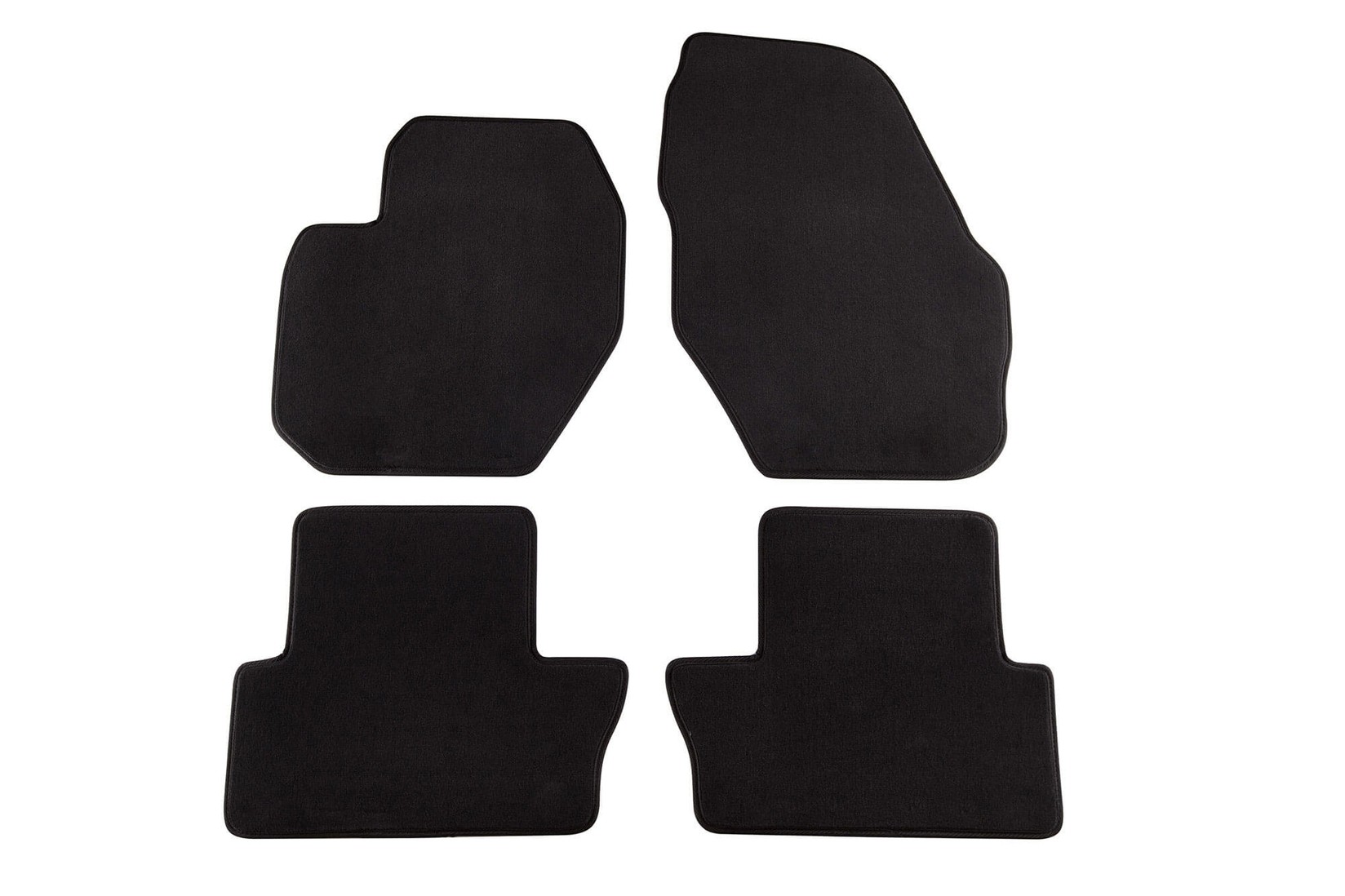 PETEX Платнени патосници за Volvo XC60 10/2008 => 4 делови црни (B058) Style материјал