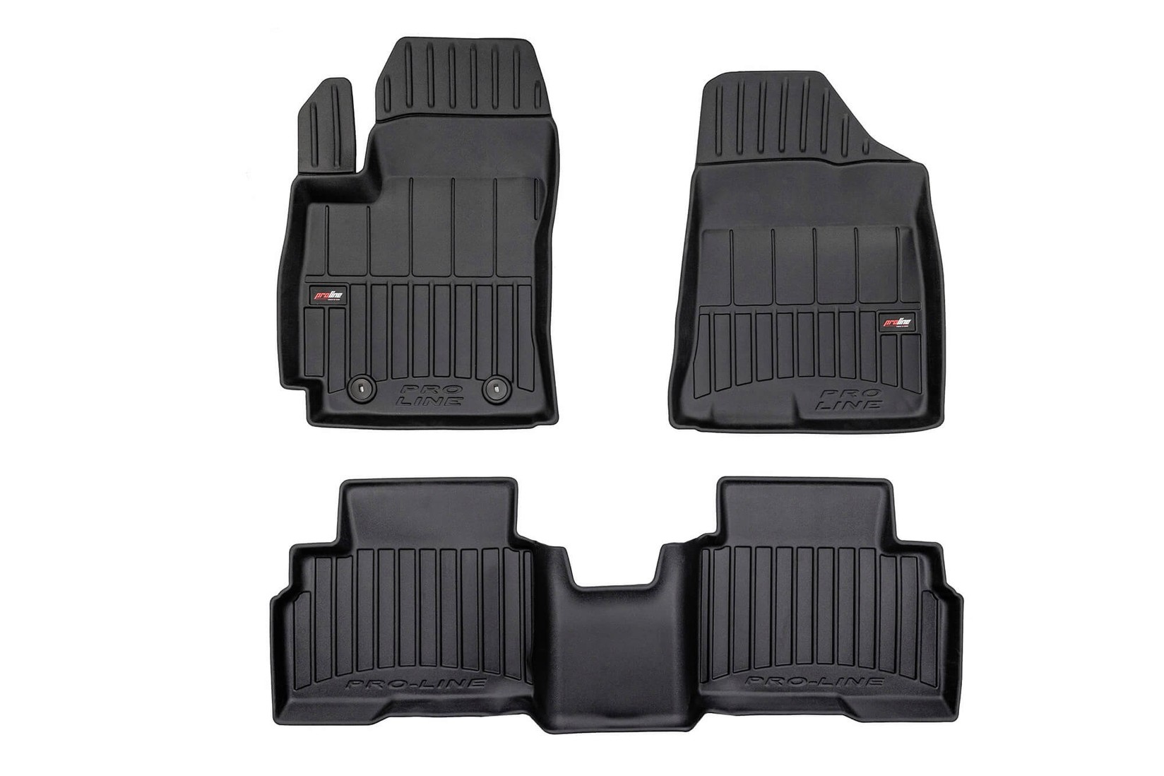 FROGUM 3D Гумени патосници за Hyundai Kona II по 2022 година, 3 дела, црни