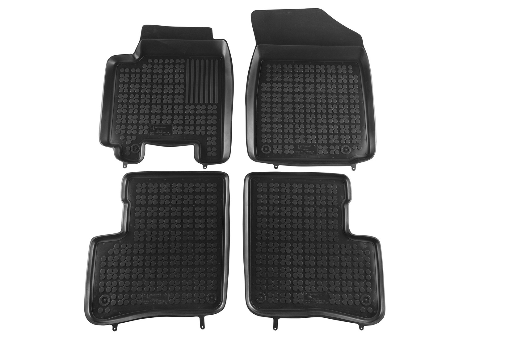 REZAW-PLAST Гумени патосници за Toyota Yaris 1998-2005 5 врати 4 дела црни