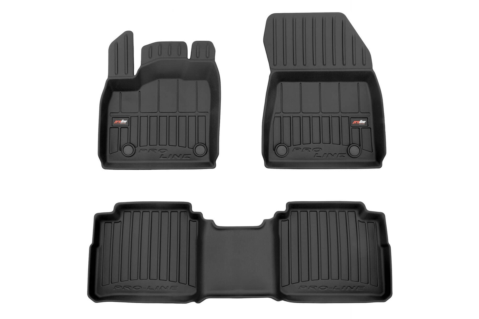 FROGUM 3D Гумени патосници за Nissan X-trail по 2021 година, 3 дела, црни