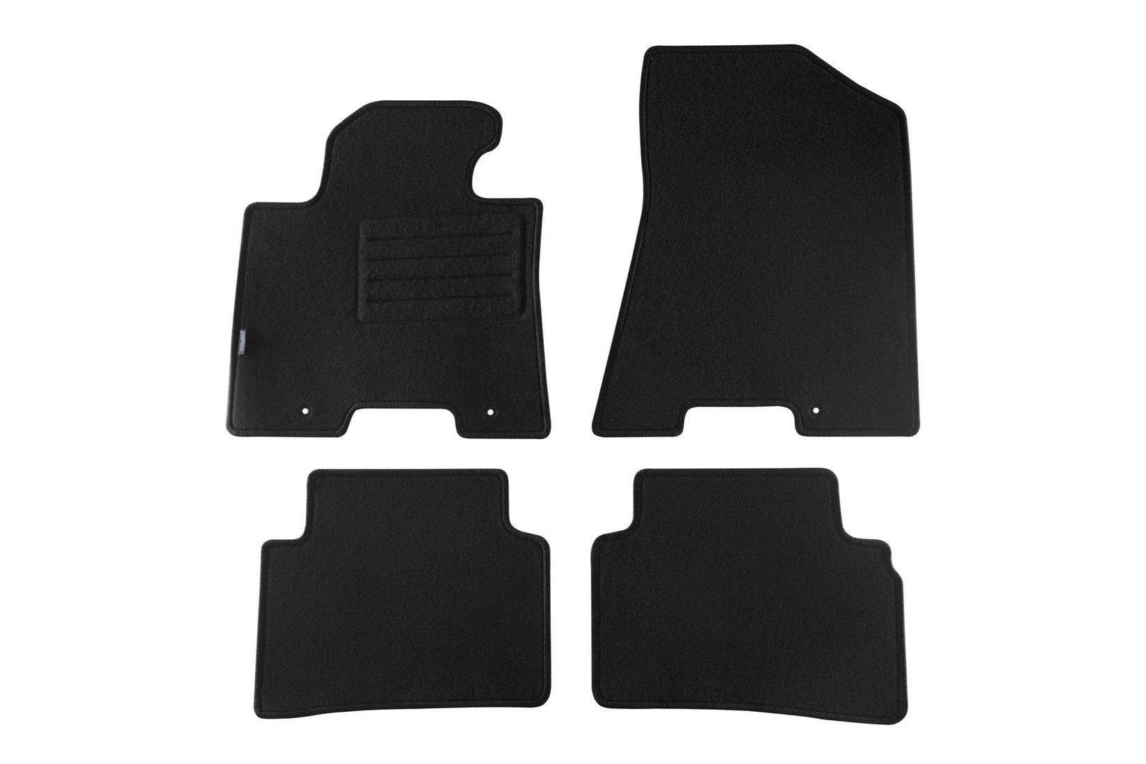 PETEX Платнени патосници за Hyundai Tucson после 2015 година 4 делови црни (B163) Rex материјал