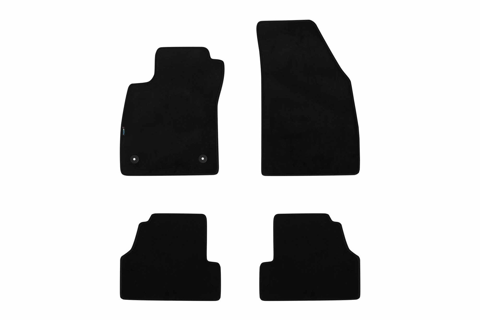 PETEX Платнени патосници за OPEL Mokka после 2012 година / Opel Mokka X после 2016 година, 4 дела, црни, STYLE материјал