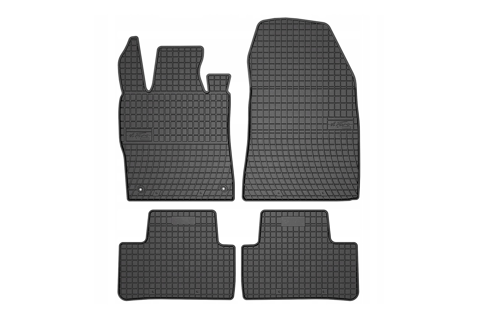 FROGUM Гумени патосници за Opel Astra L, Citroen DS4 хечбек, Peugeot 308 по 2021 година, 4 дела, црни