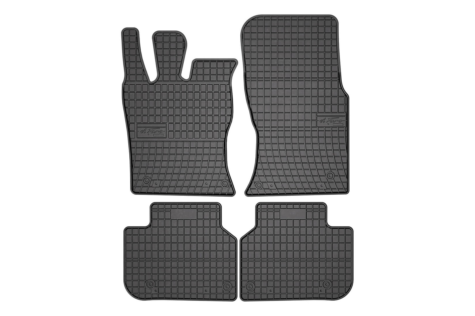 FROGUM Гумени патосници за Jaguar XF по 2015 година, 4 дела, црни