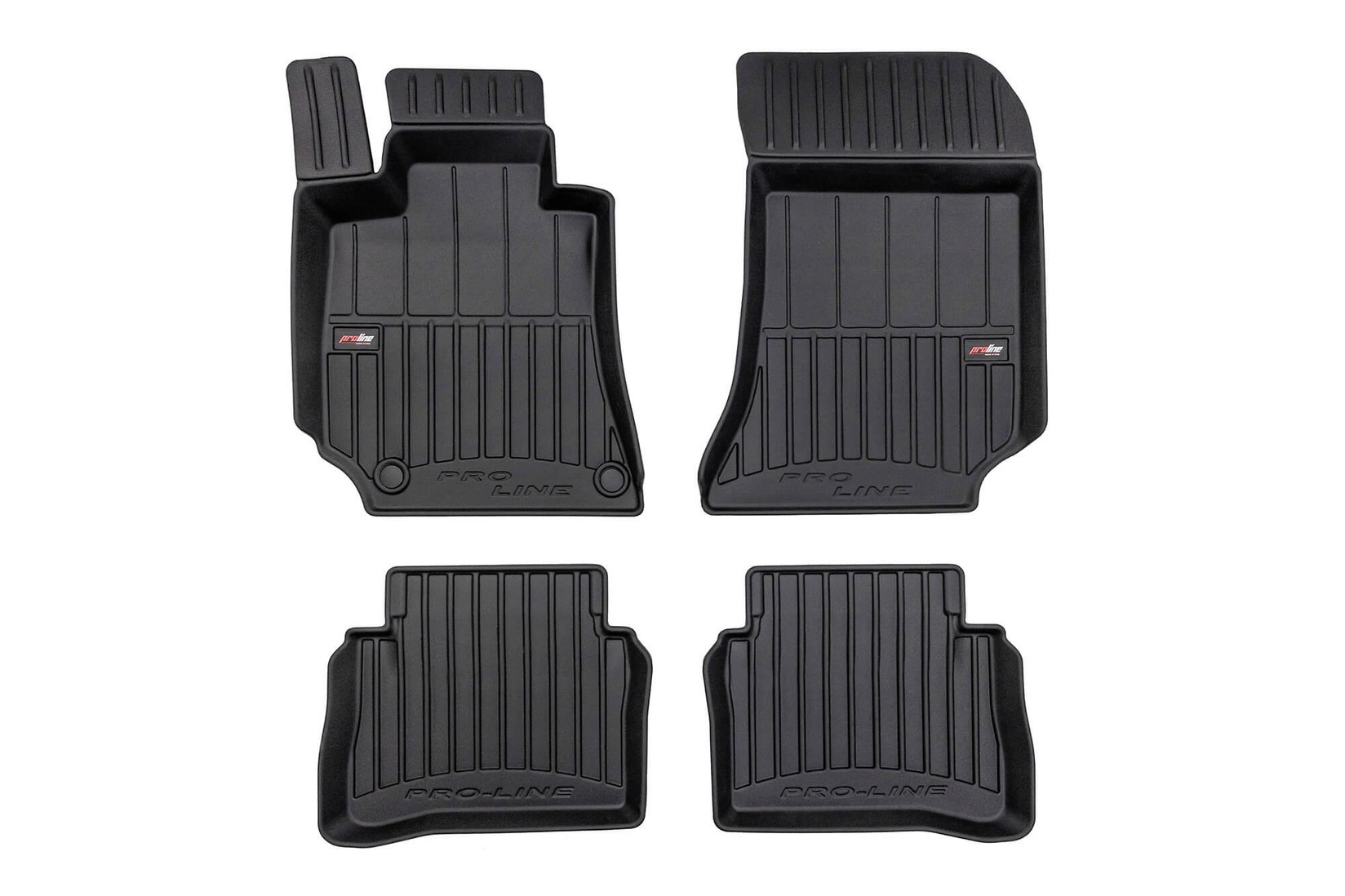 FROGUM 3D Гумени патосници за Mercedes E класа W212 2009-2016, 4 дела, црни