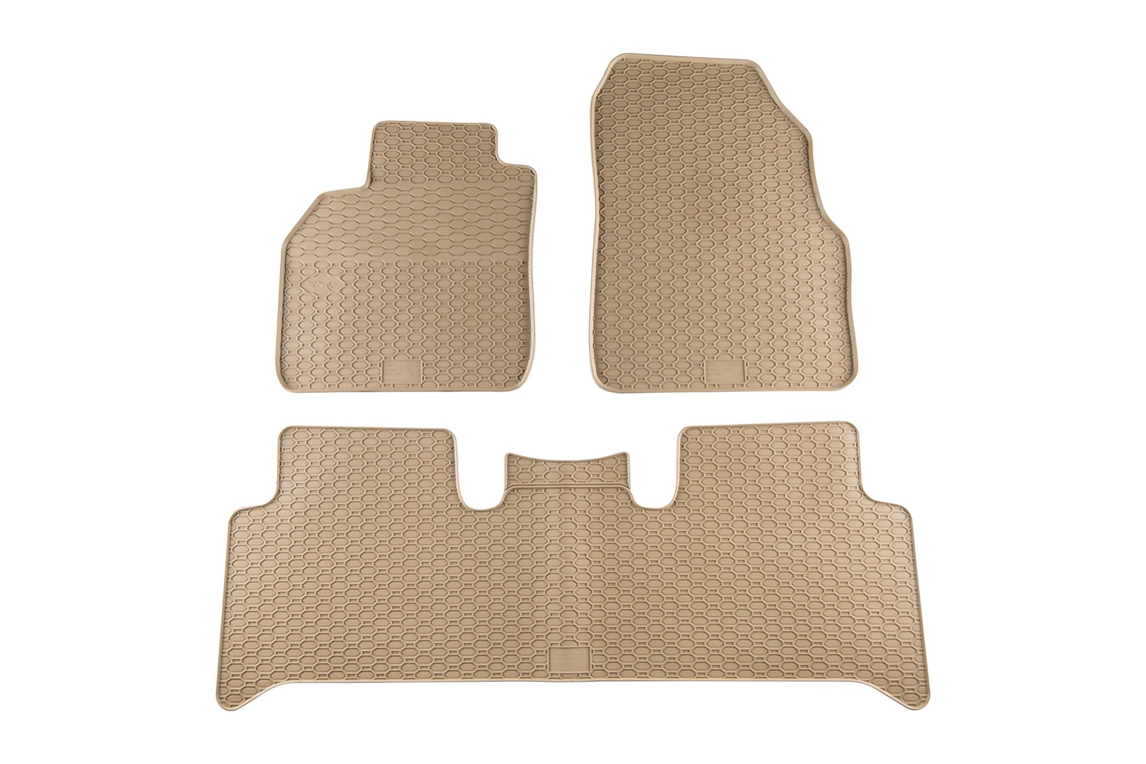 GEYER & HOSAJA Гумени патосници за Renault Scenic II 2003-2009 3 дела кремави