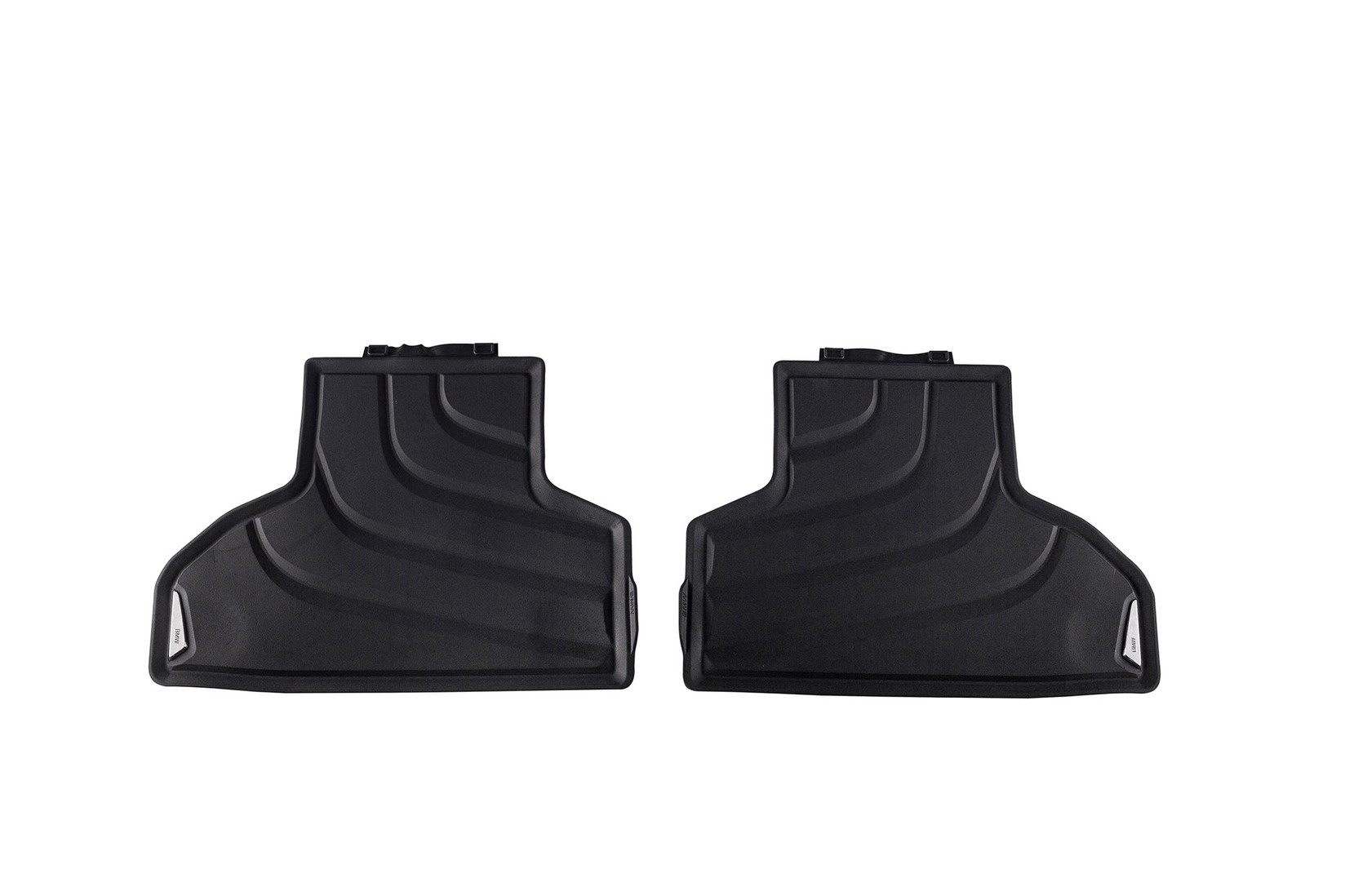 BMW Задни гумени патосници за BMW X5 F15 2013-2018 2 дела црни