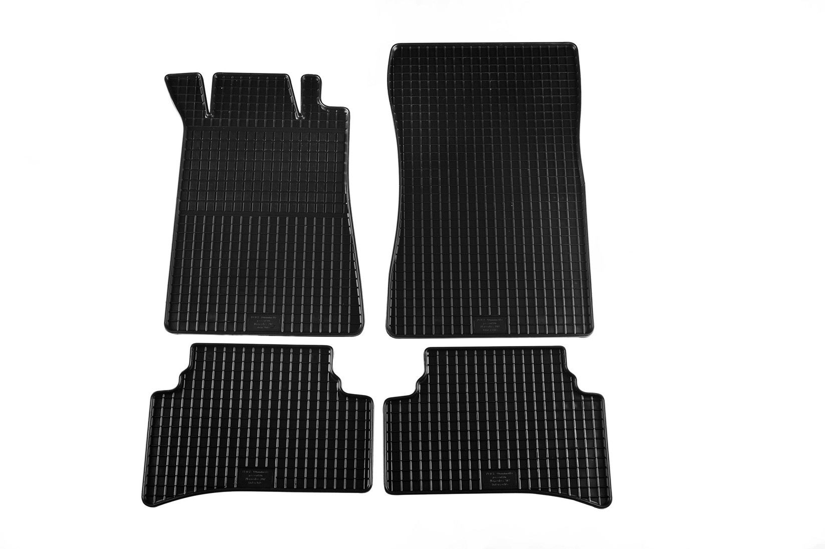 PETEX Гумени патосници за Mercedes C класа W202 1993-2000 CLK C208 1997-2002 4 дела црни