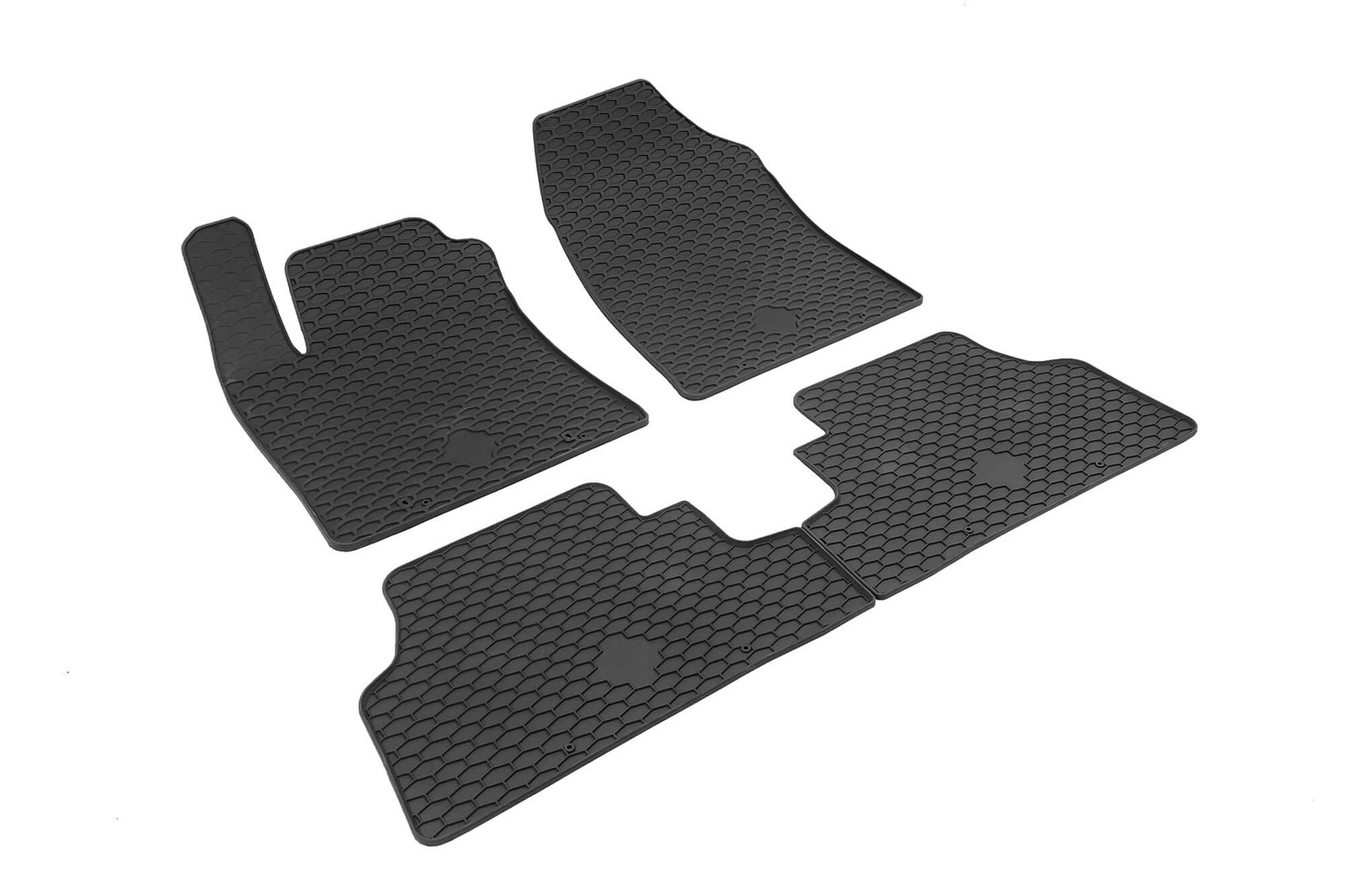 GUMARNY ZUBRI Гумени патосници за Hyundai Kona Electric по 2023 година, 4 дела, црни