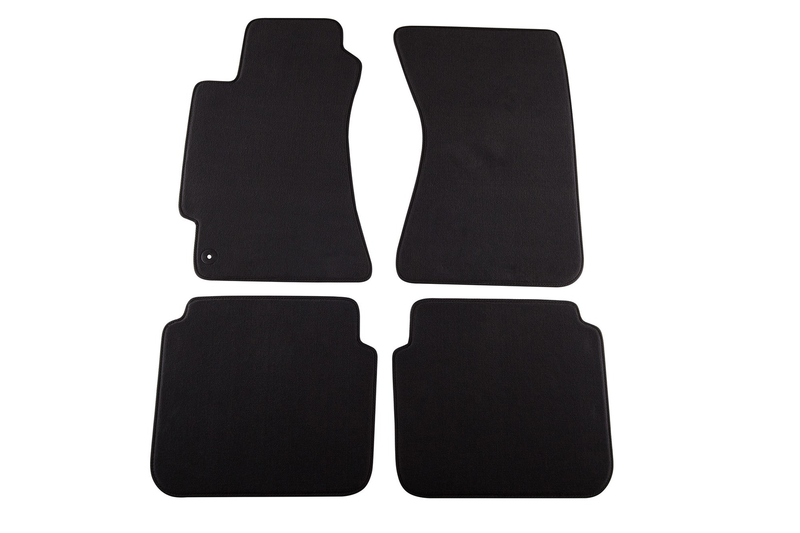 PETEX Платнени патосници за Subaru Legacy 1999-09/2003 4 делови црни (B011U) Style материјал