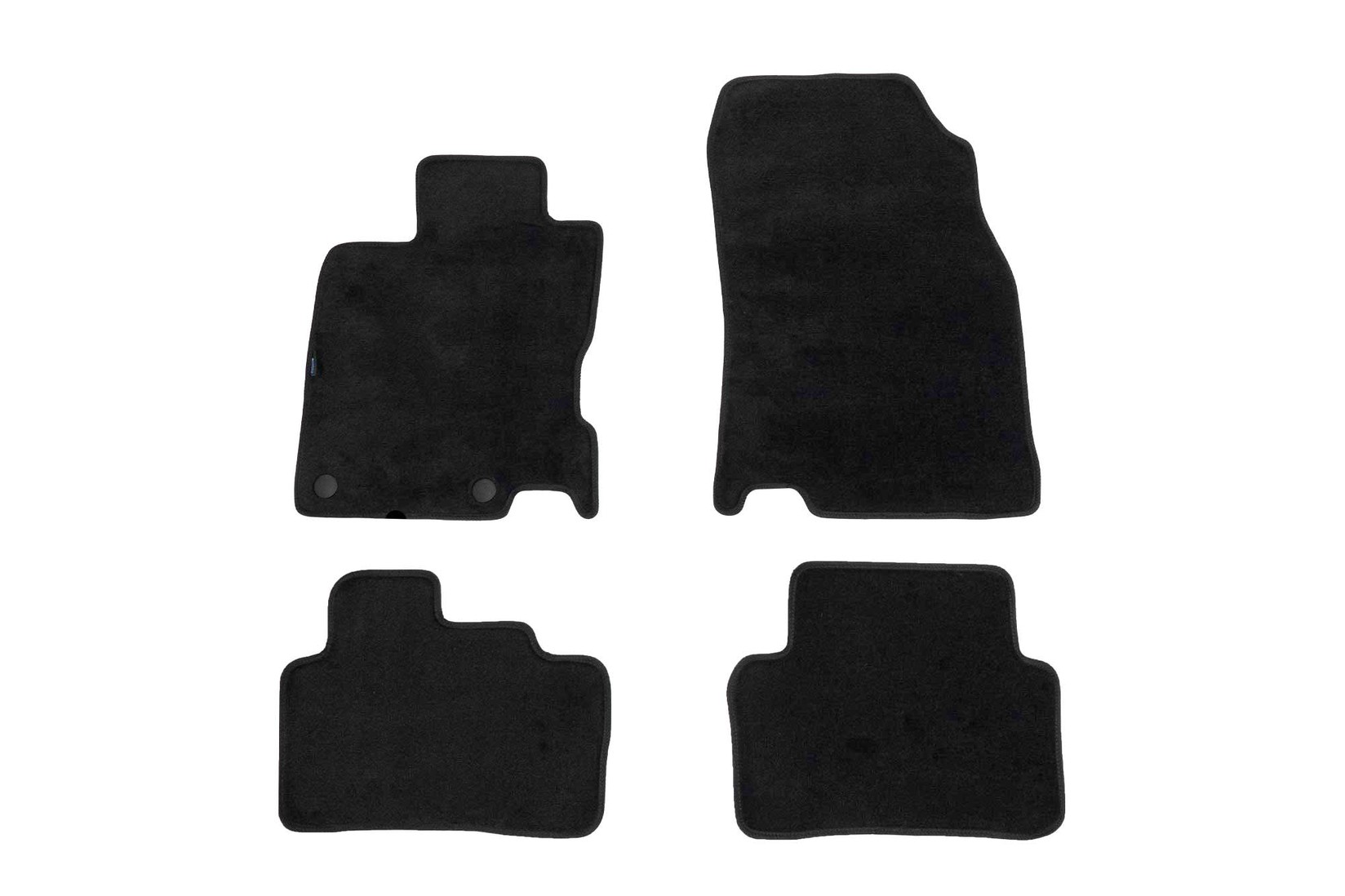 PETEX Платнени патосници за Renault Kadjar после 2015 година, 4 дела, црни, STYLE материјал