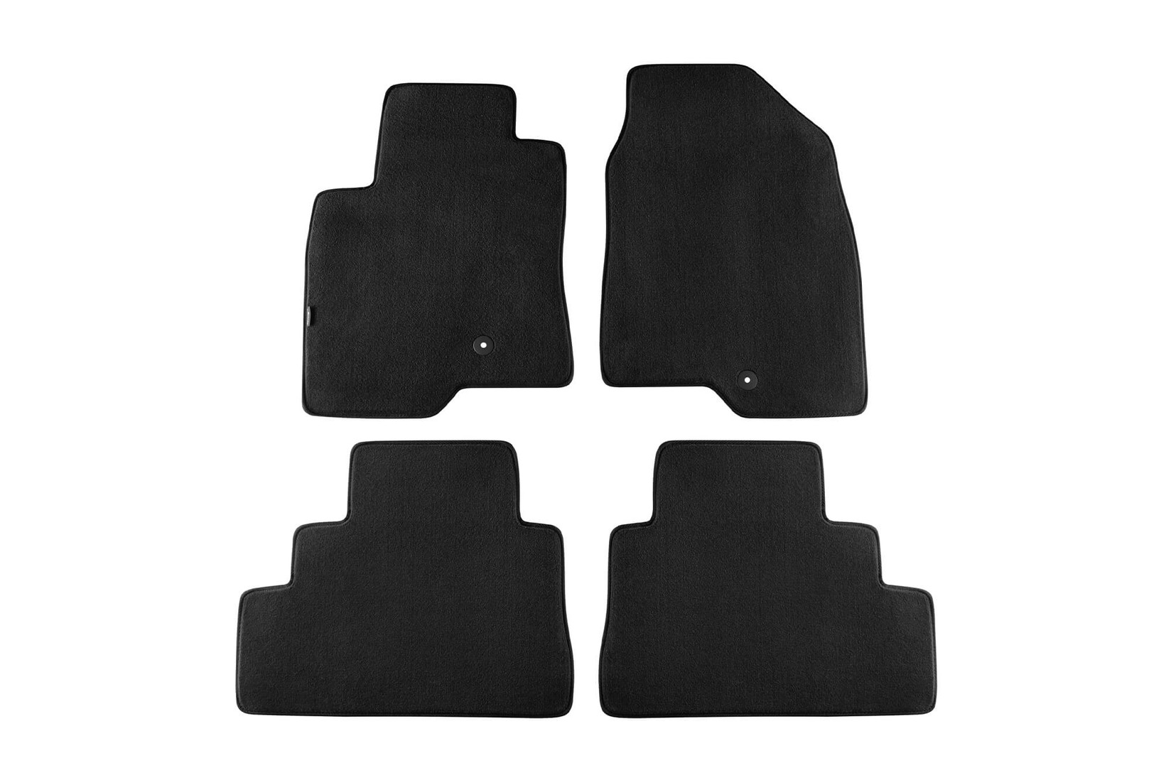 PETEX Платнени патосници за OPEL Antara 2006-2017 година, 4 дела, црни, STYLE материјал