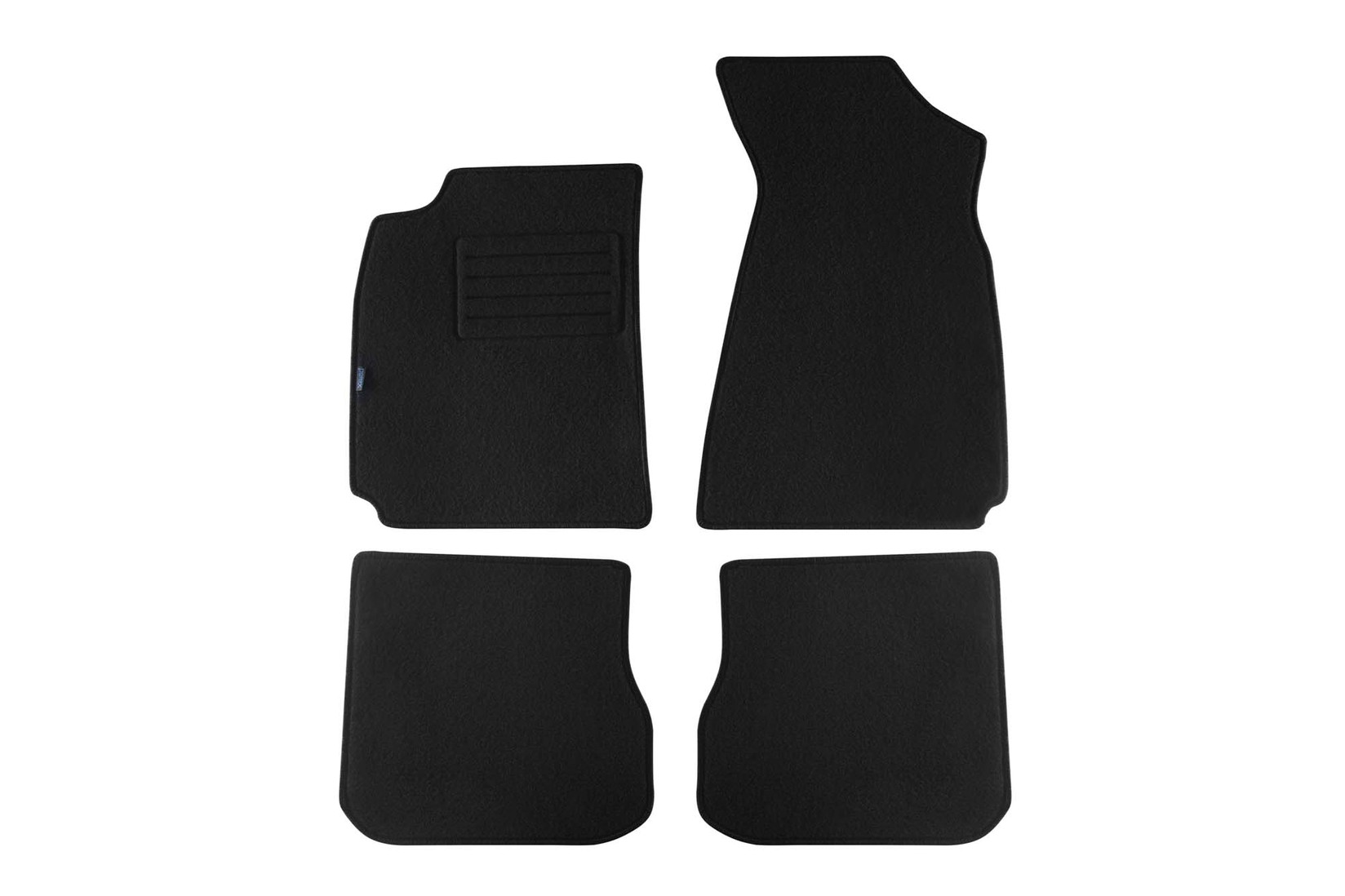 PETEX Платнени патосници за Audi A4 12/1994-01/1997 4 делови црни (B154) Rex материјал